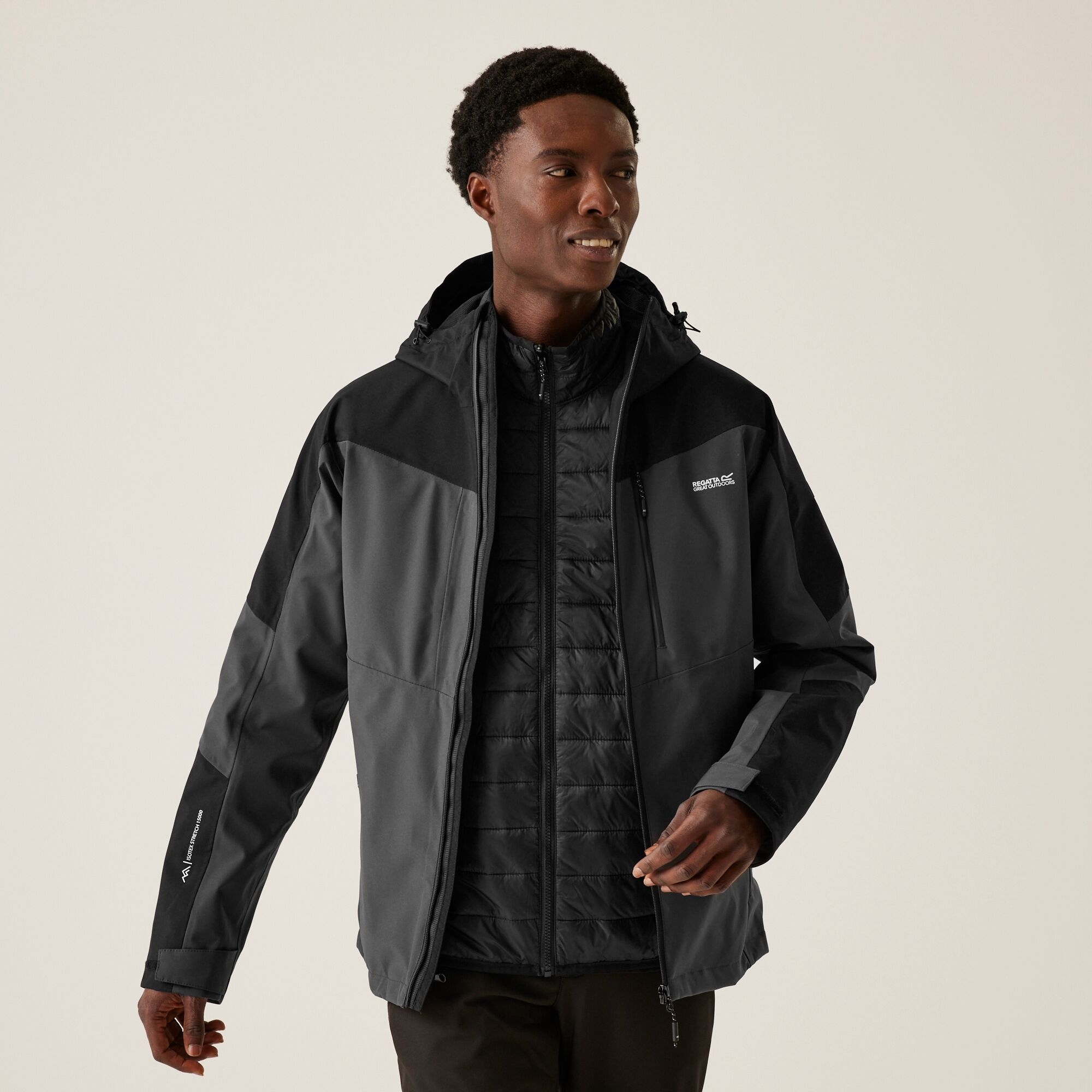 Men's Wentwood IX 3-in-1 Jacket | Ash Black