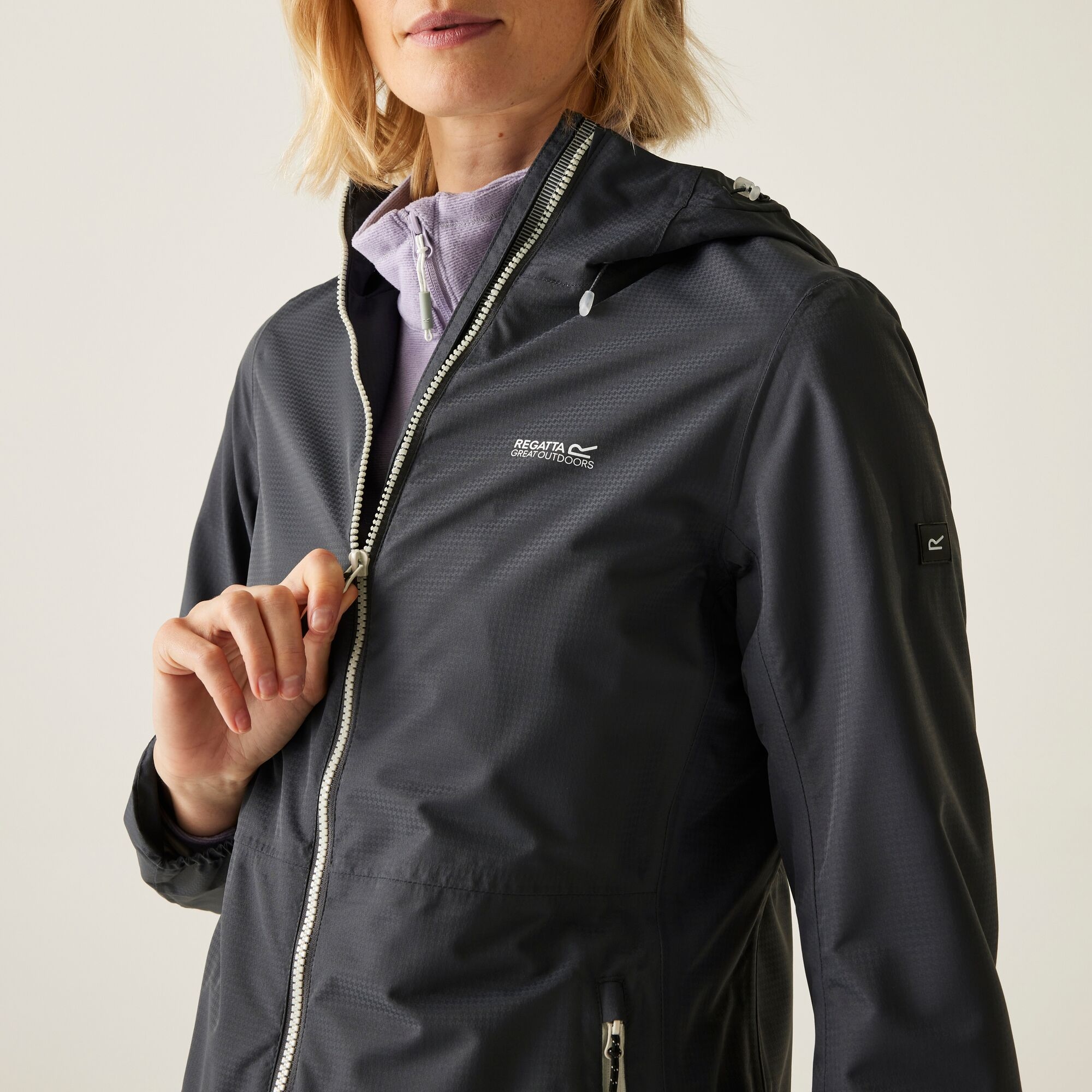 Women's Hamara IV Waterproof Jacket | Seal Grey Oyster Mushroom