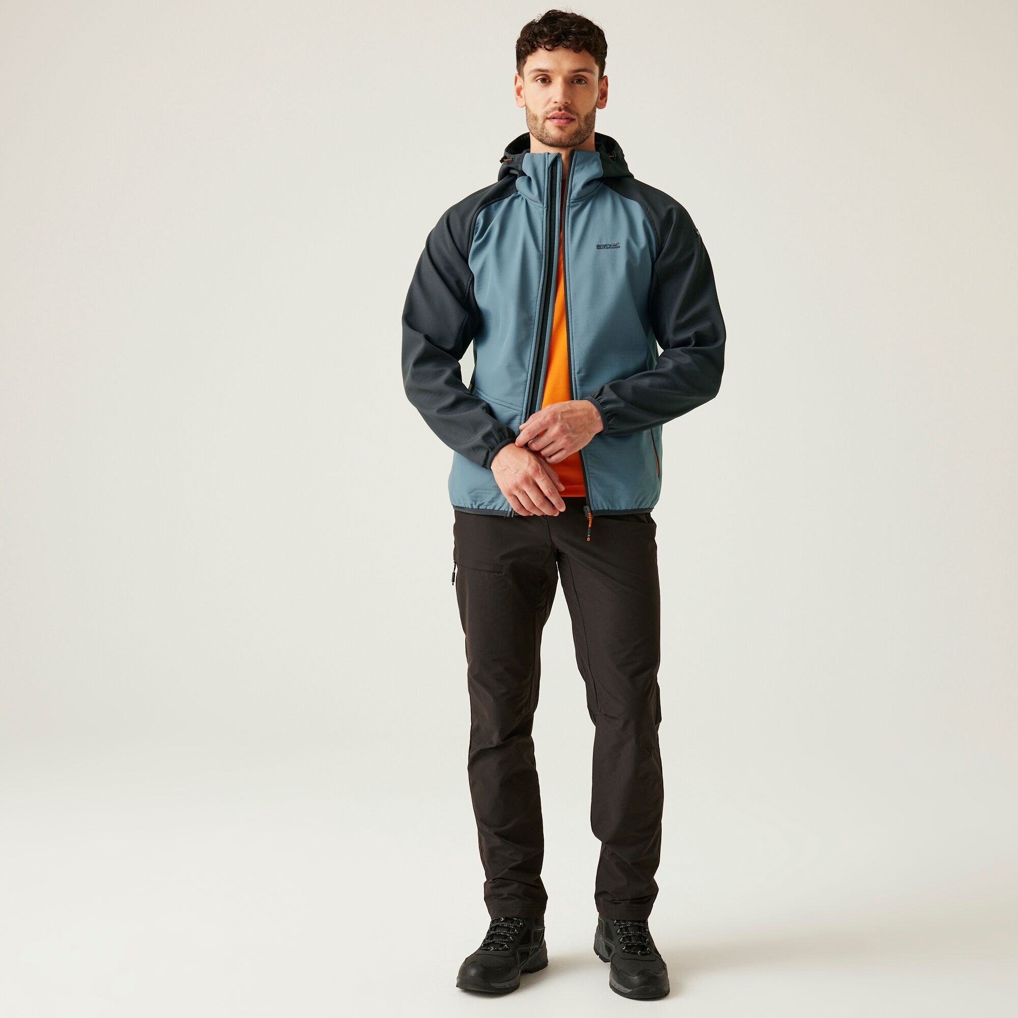 Men's Arec III Softshell Jacket | Stormy Weather Ash