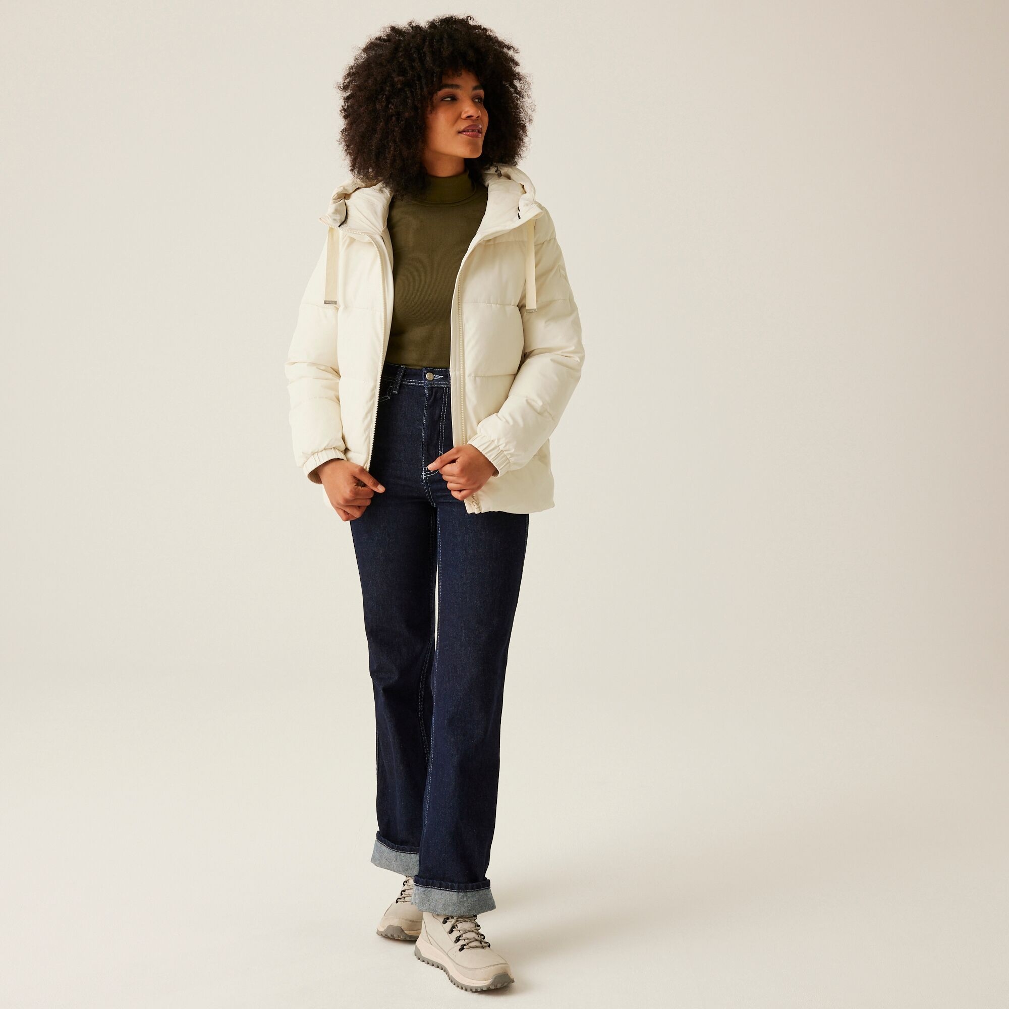 Women's Arilie Quilted Jacket | Light Vanilla