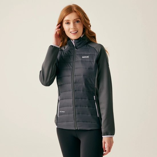 Women's Clumber V Hybrid Jacket | Black