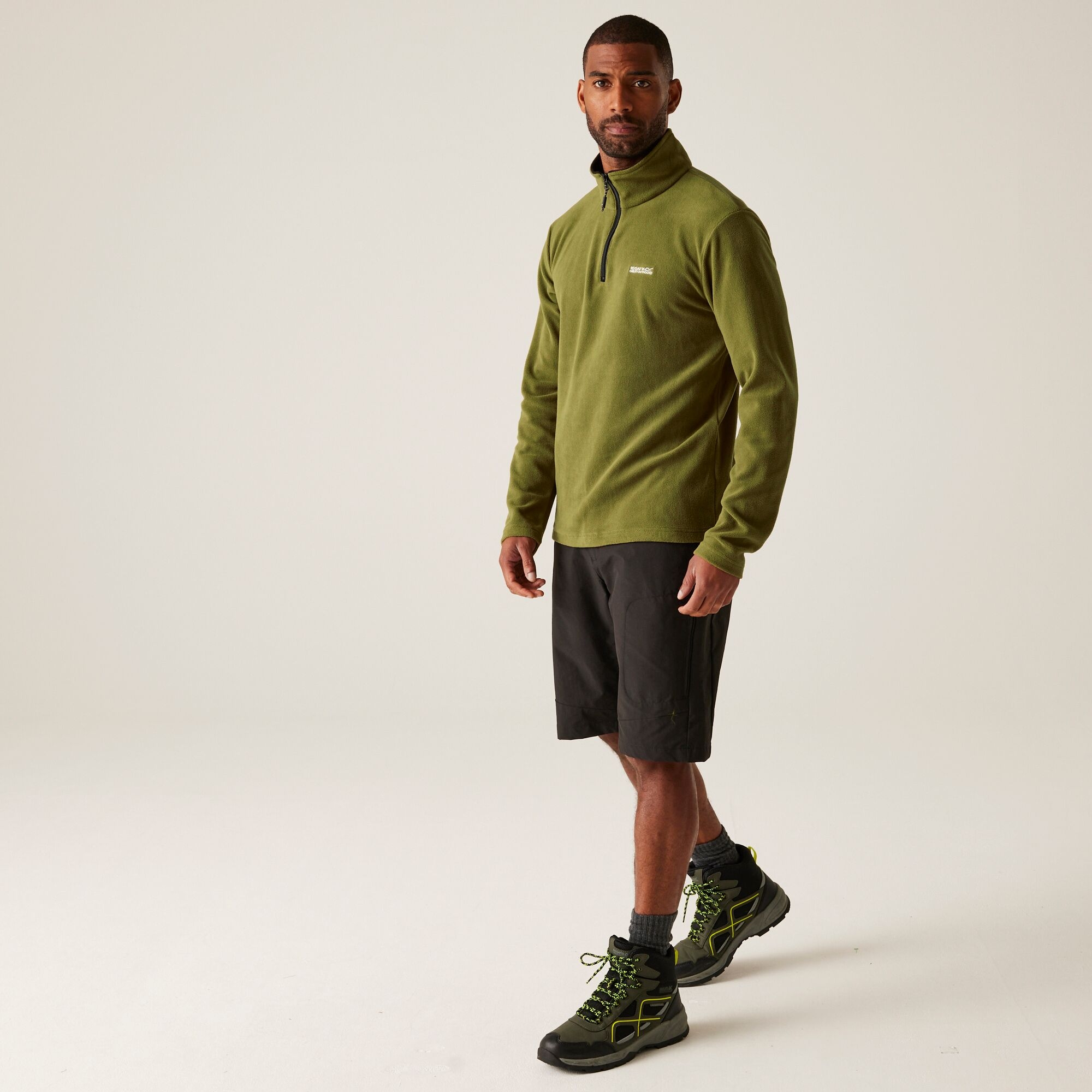 Men's Thompson Lightweight Half Zip Fleece | Nephrite Green