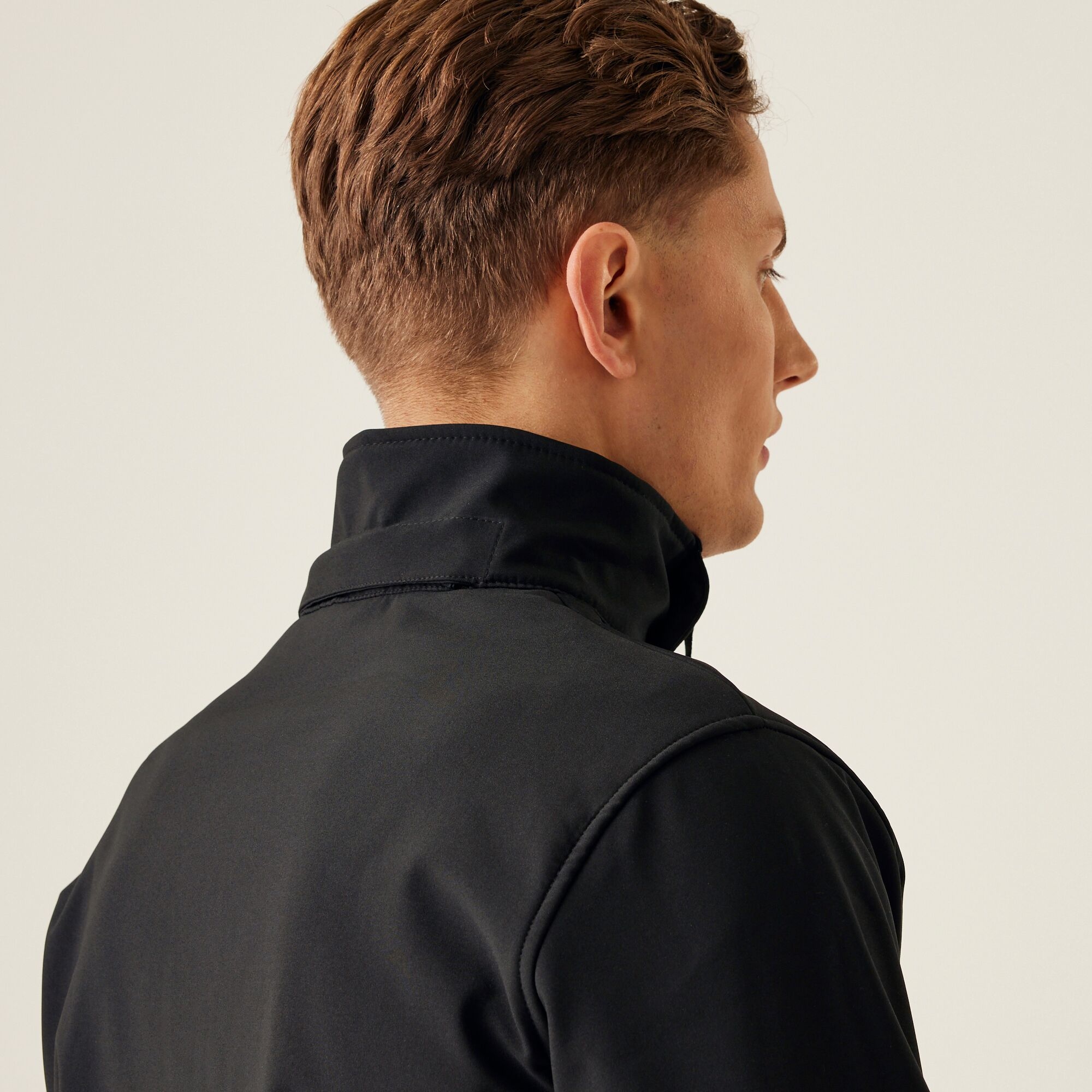 Men's Venturer 3 Layer Printable Hooded Softshell Jacket | Black