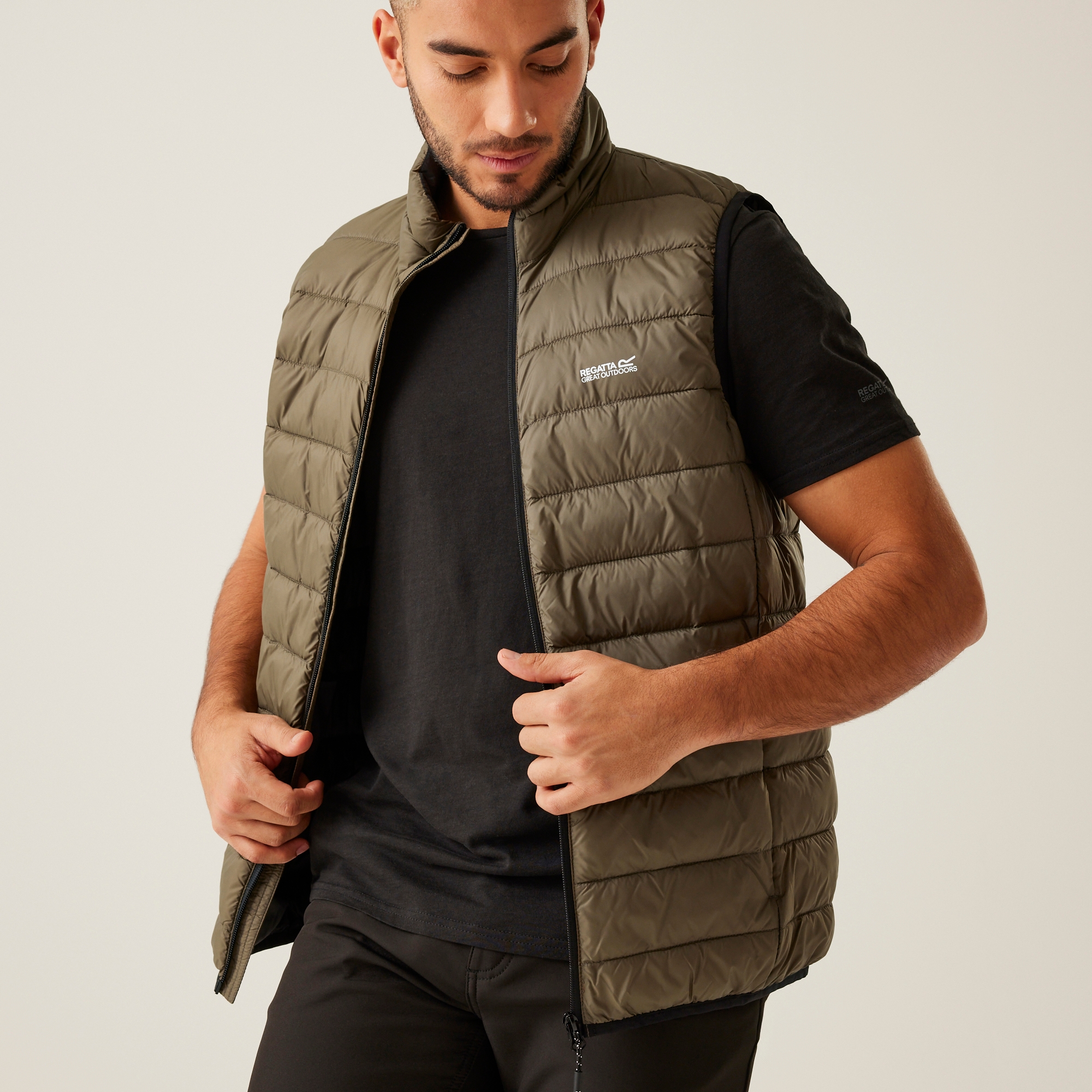 Men's Marizion Padded Gilet | Crocodile