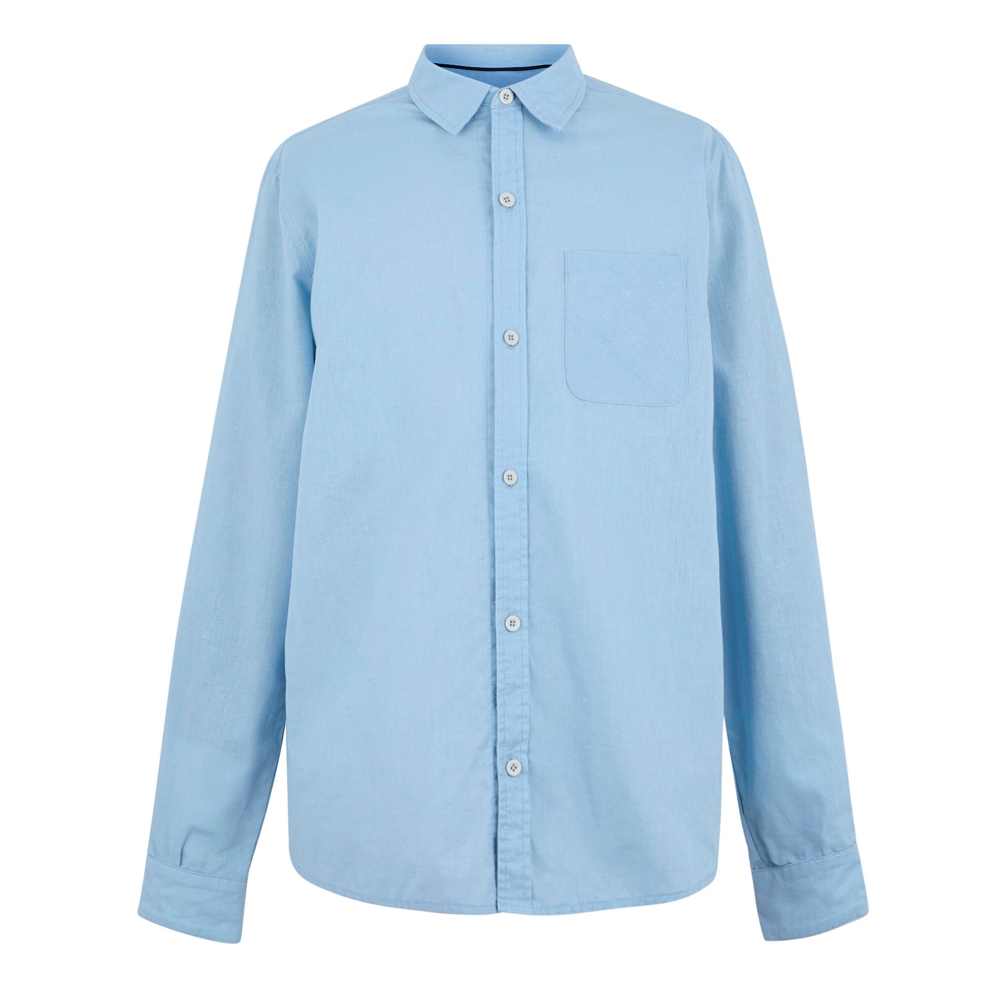 Men's Loran Long Sleeve Shirt | Chambray Blue