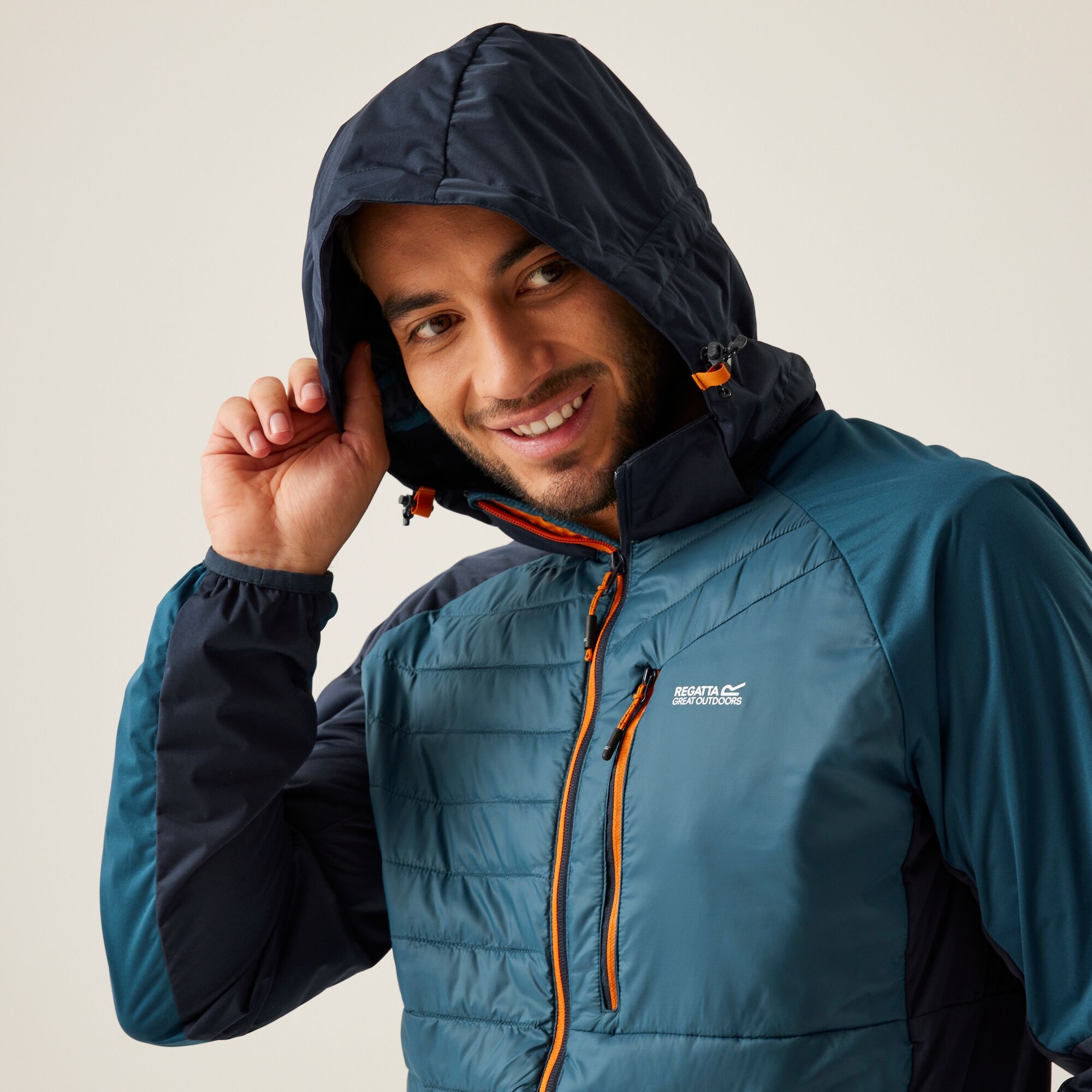 Men's Pro Hybrid Jacket | Moroccan Blue Navy Fox