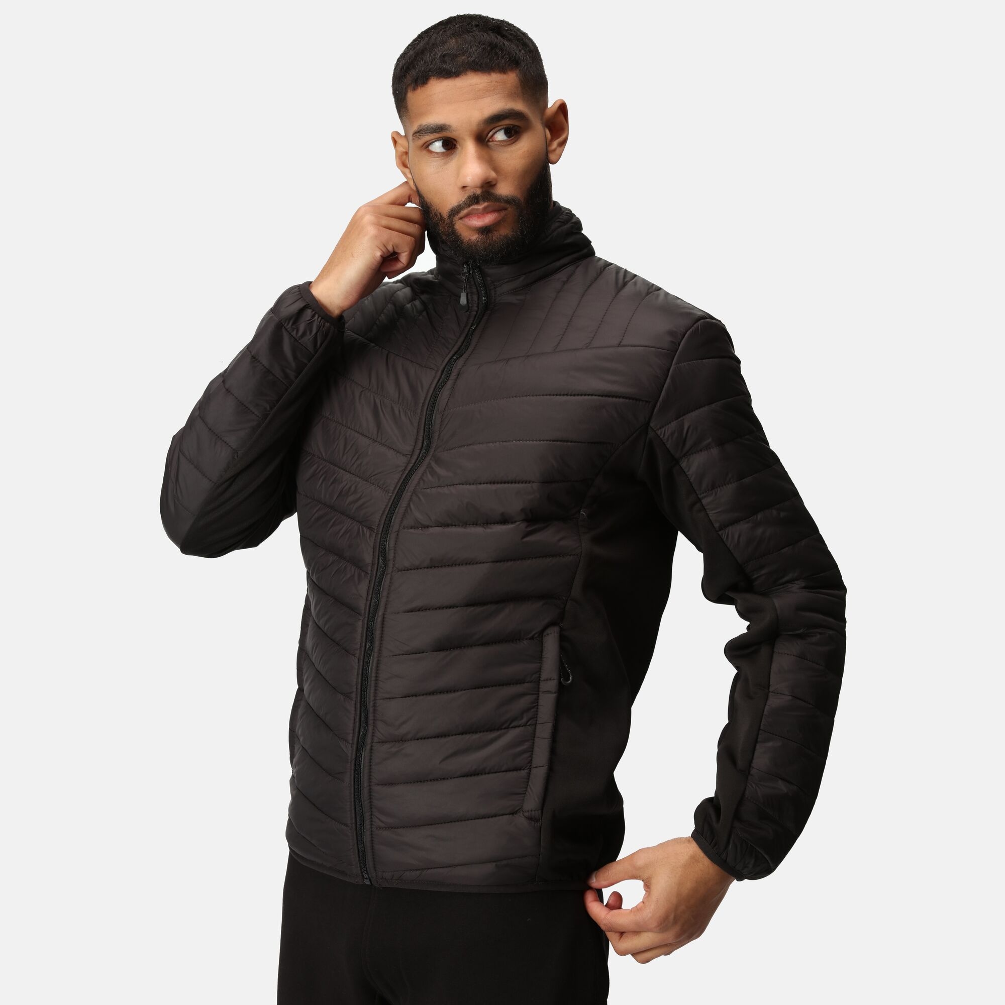 Men's Tourer Hybrid Jacket | Black