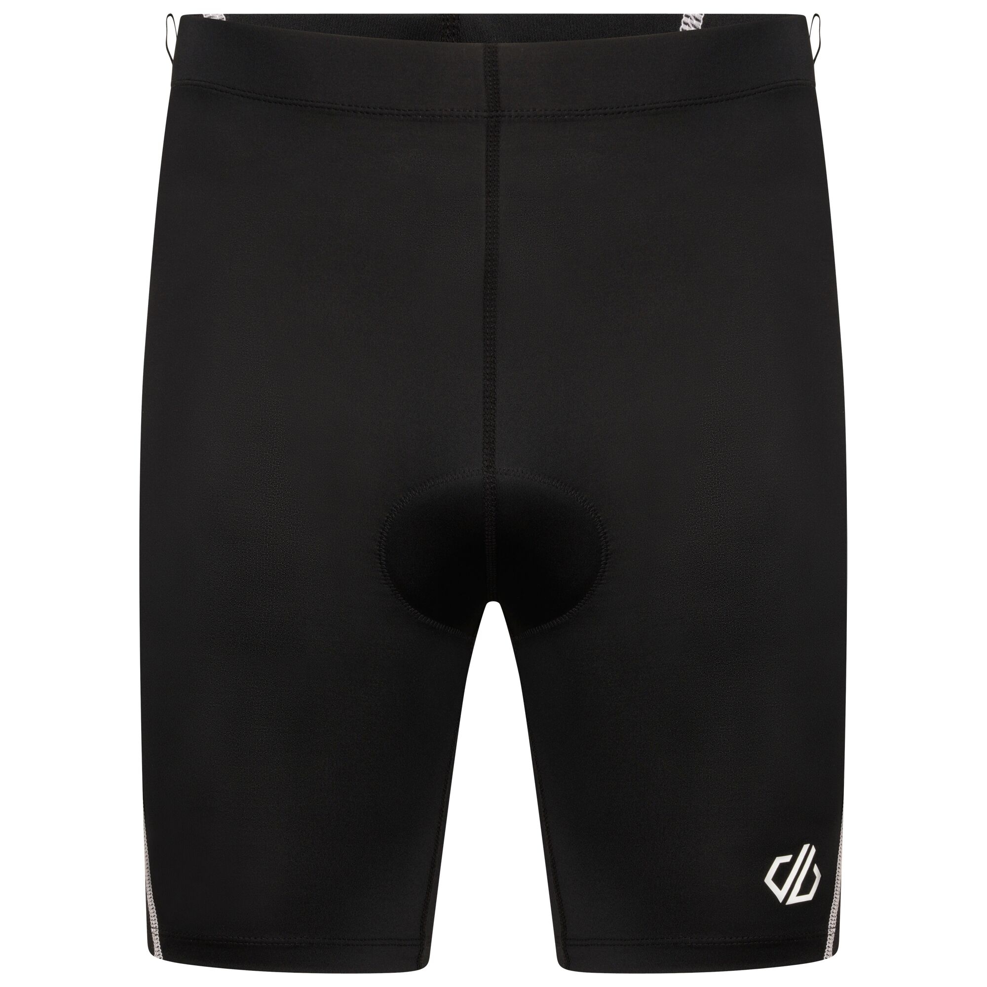 Men's Bold Reflective Cycling Shorts | Black & White