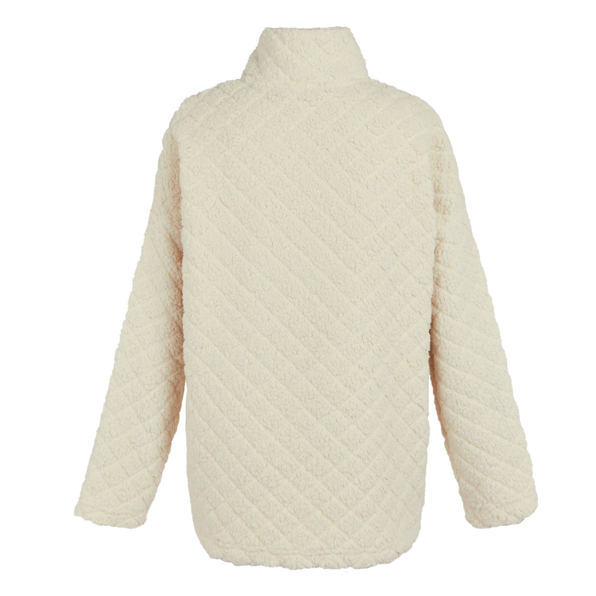 Women's Apphia Full Zip Fluffy Fleece | Light Vanilla