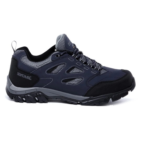 Men's Holcombe Waterproof Low Walking Shoes | Peat Gold Fawn