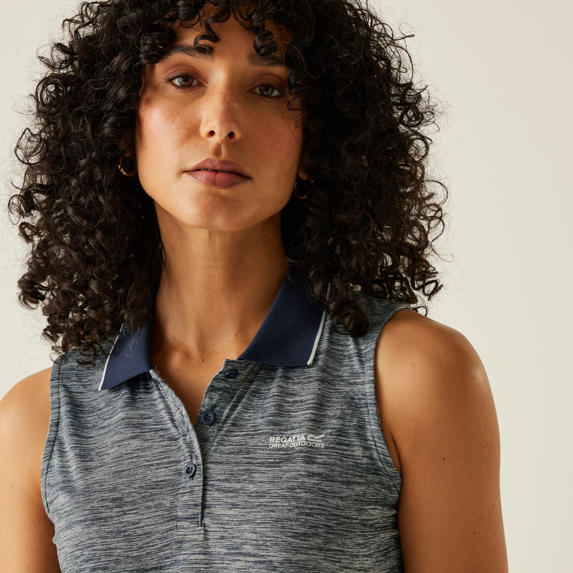 Women's Tima II Polo Vest Top | Navy