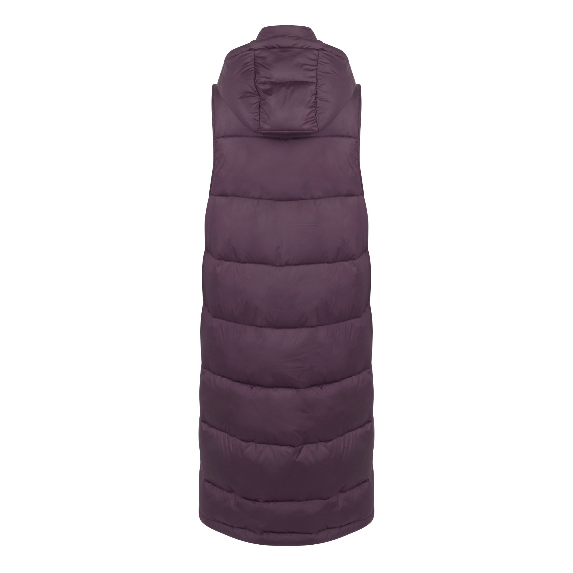 Women's Ganella Quilted Longline Gilet | Deep Plum