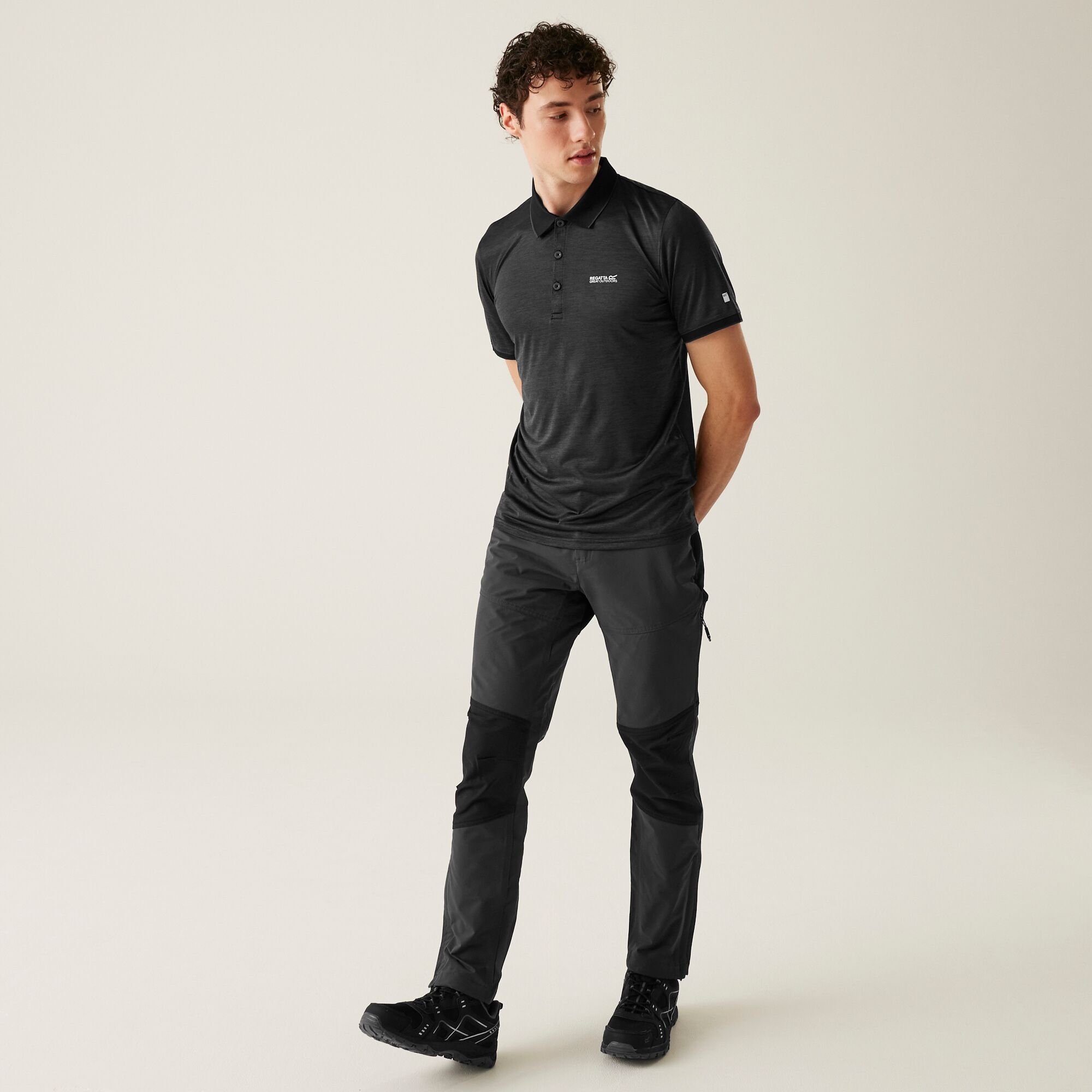 Men's Remex II Jersey Polo Shirt | Black