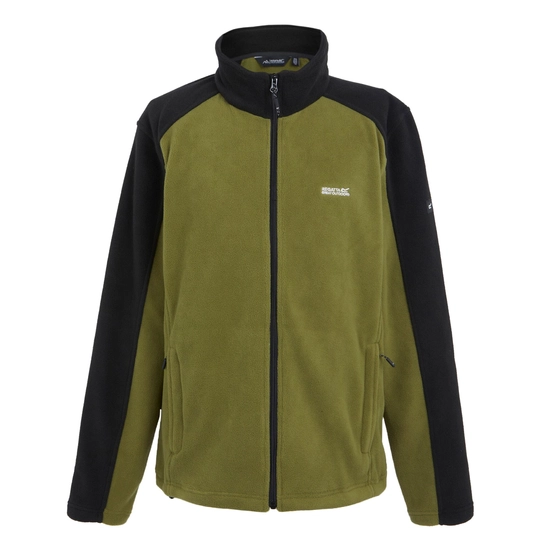 Men's Hedman II Heavyweight Full Zip Fleece | Black Black
