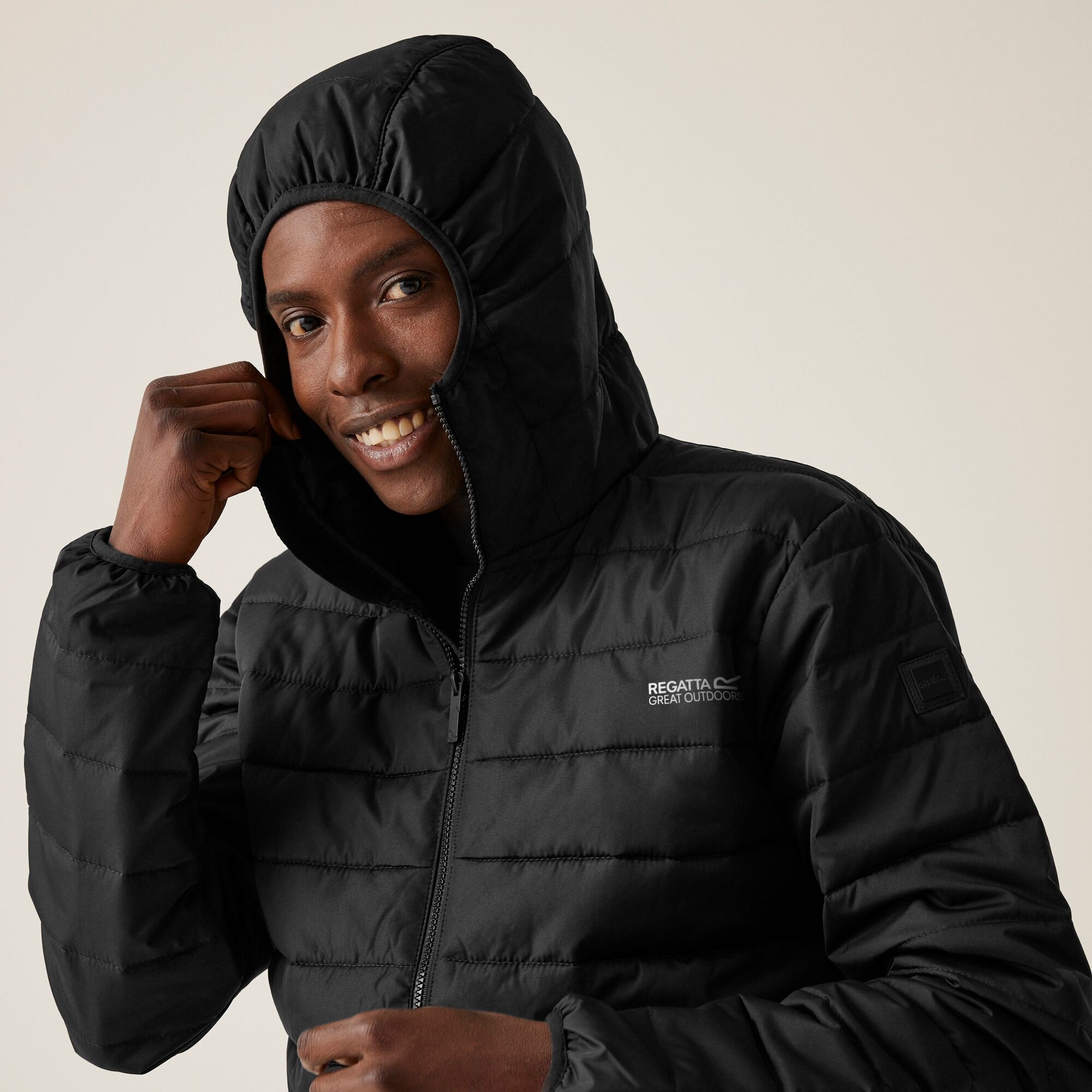 Men's Helfa Insulated Padded Jacket | Black