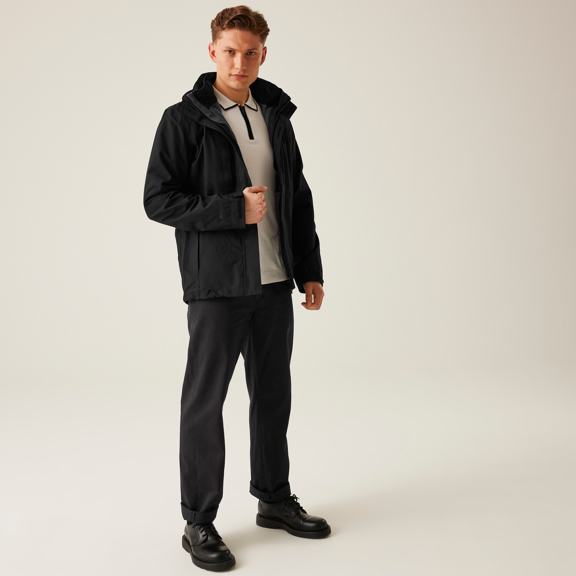 Men's Kingsley Waterproof Stretch 3 in 1 Jacket | Black