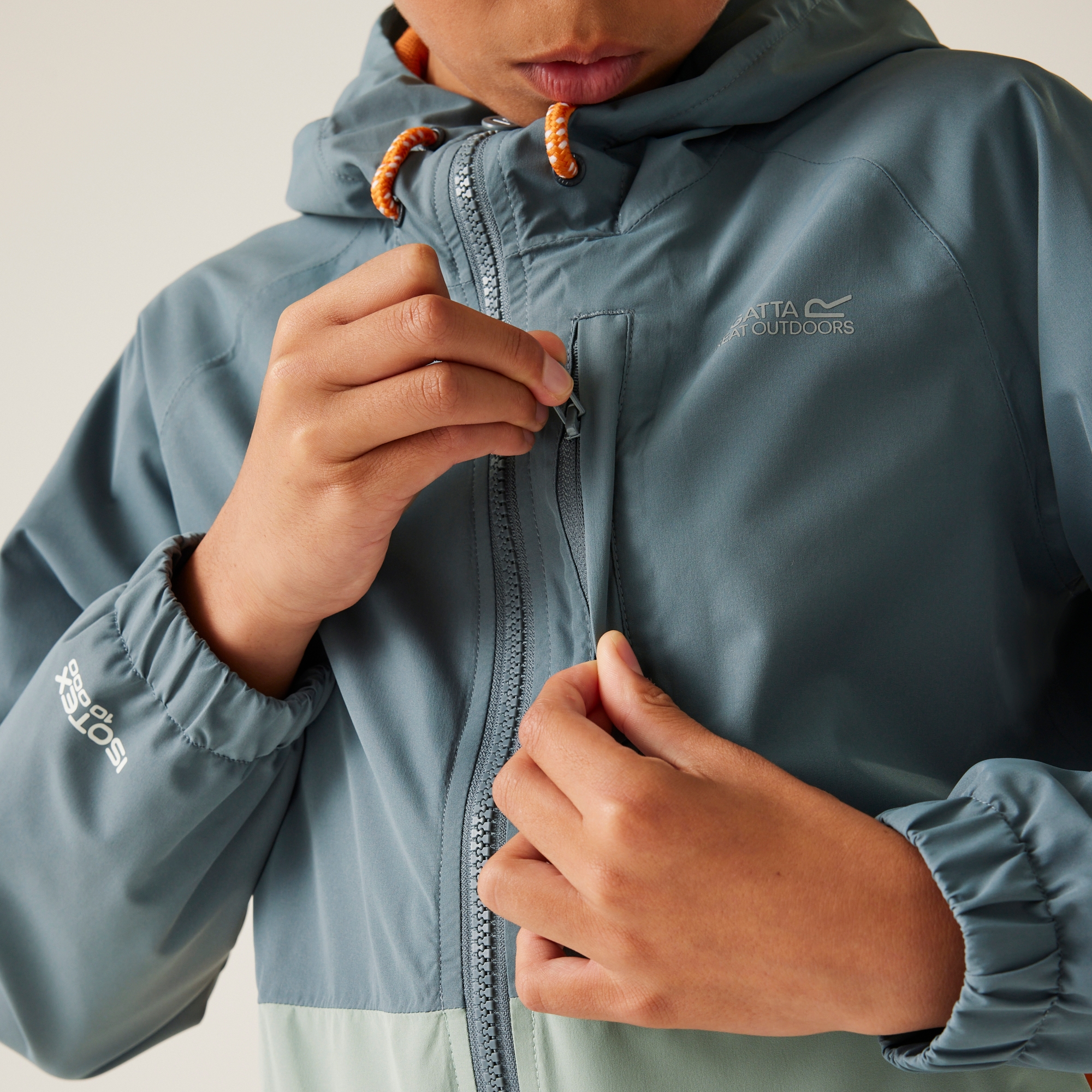 Kids' Hanleigh II Waterpoof Jacket | Stormy Weather Glacier Fox