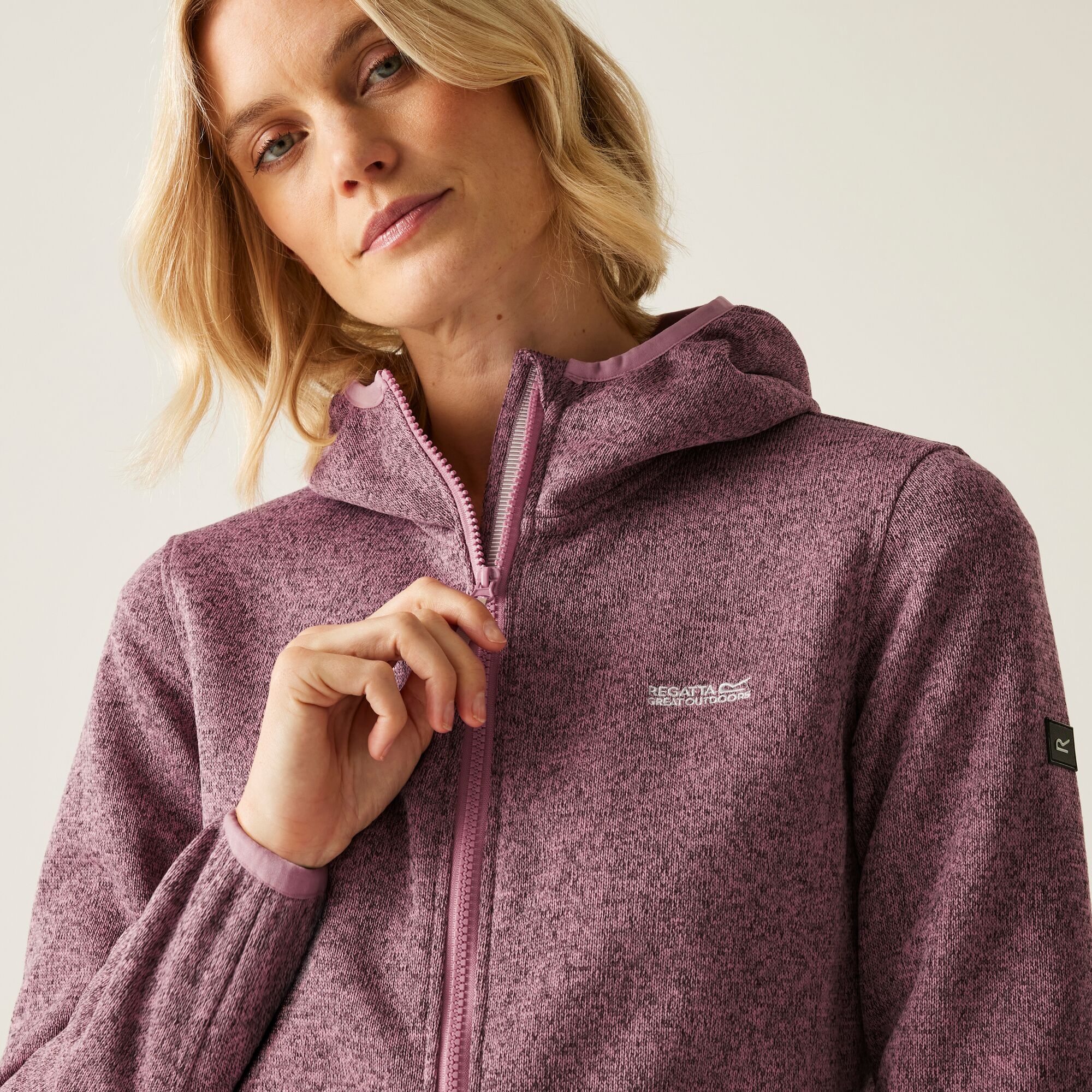 Women's Bloomfield Longline Fleece | Lilas Light Vanilla