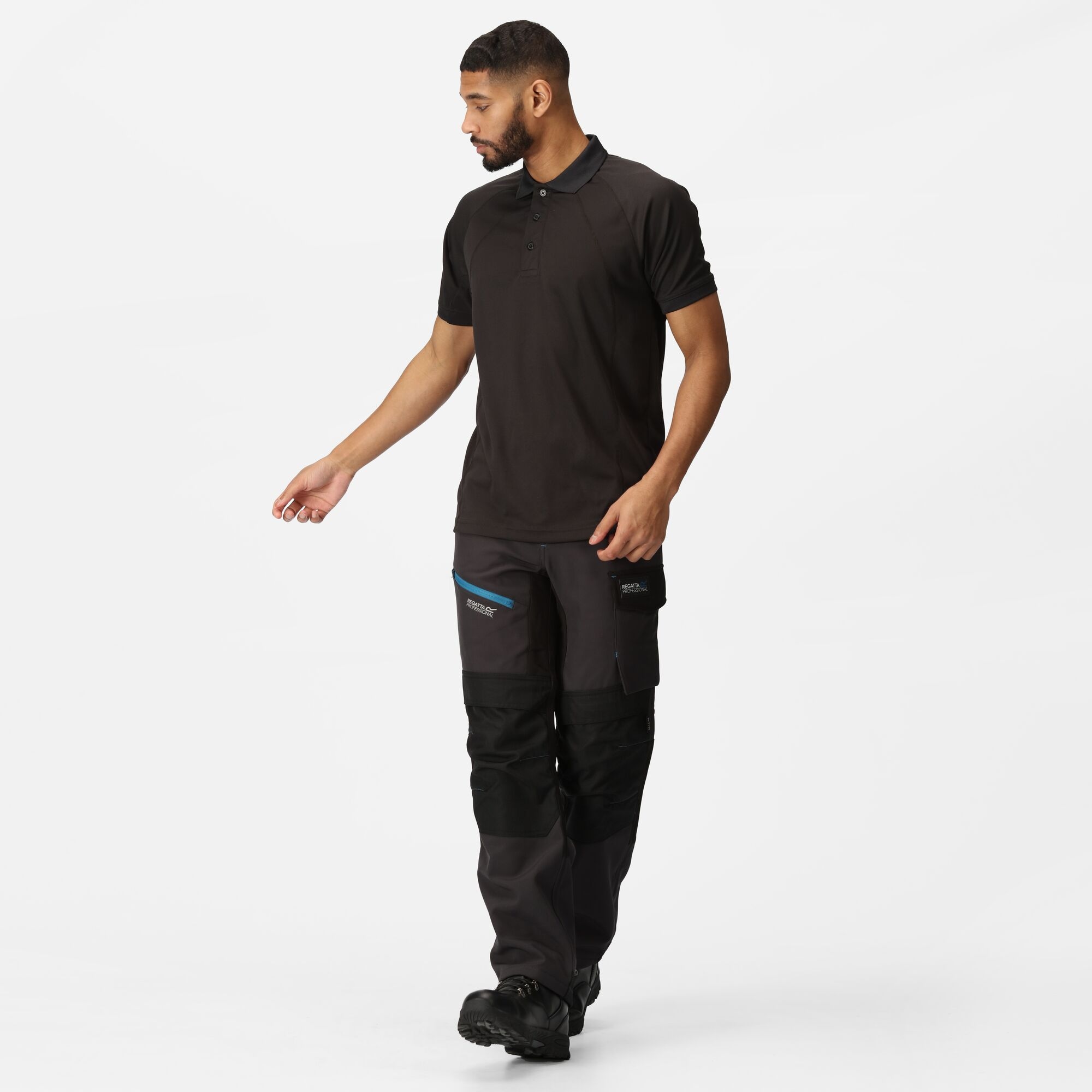 Men's Coolweave Wicking Polo Shirt | Black