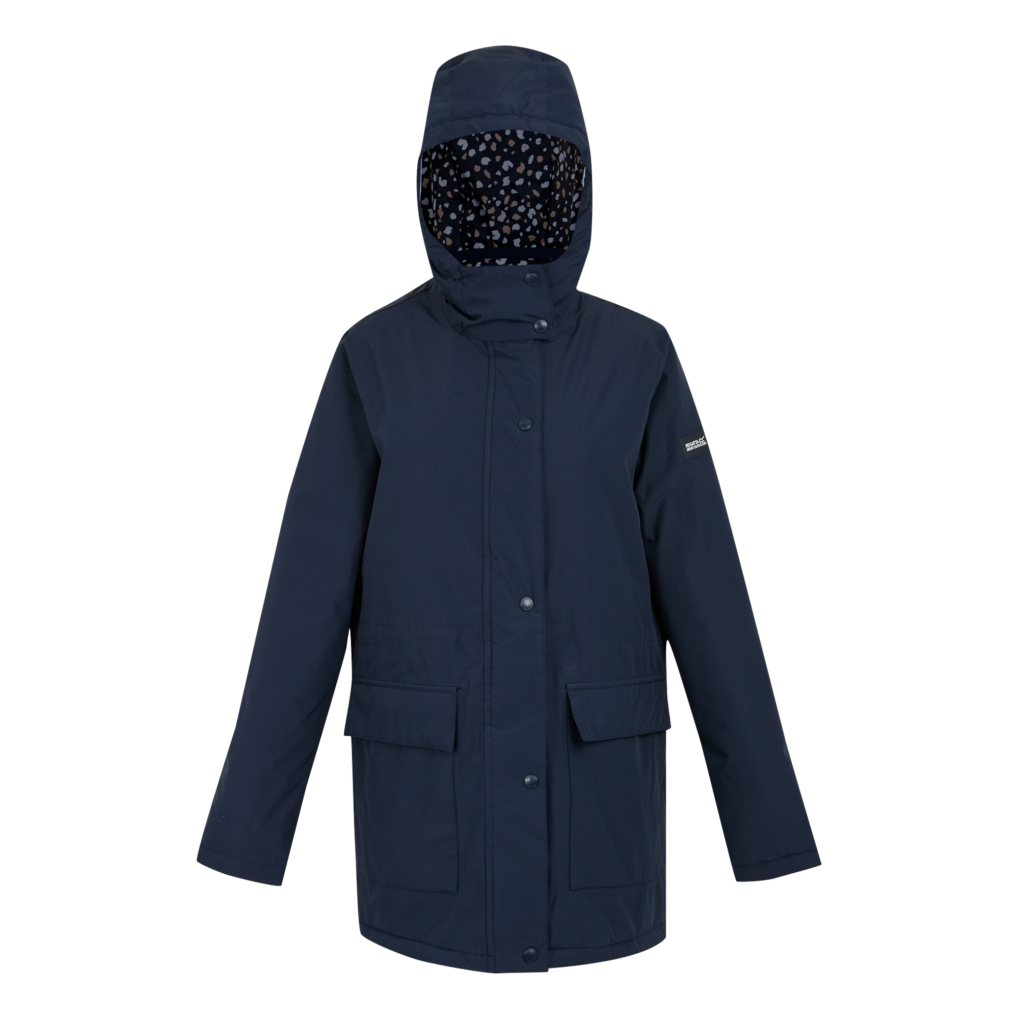 Women's Mireya Waterproof Insulated Jacket | Navy Spot Print