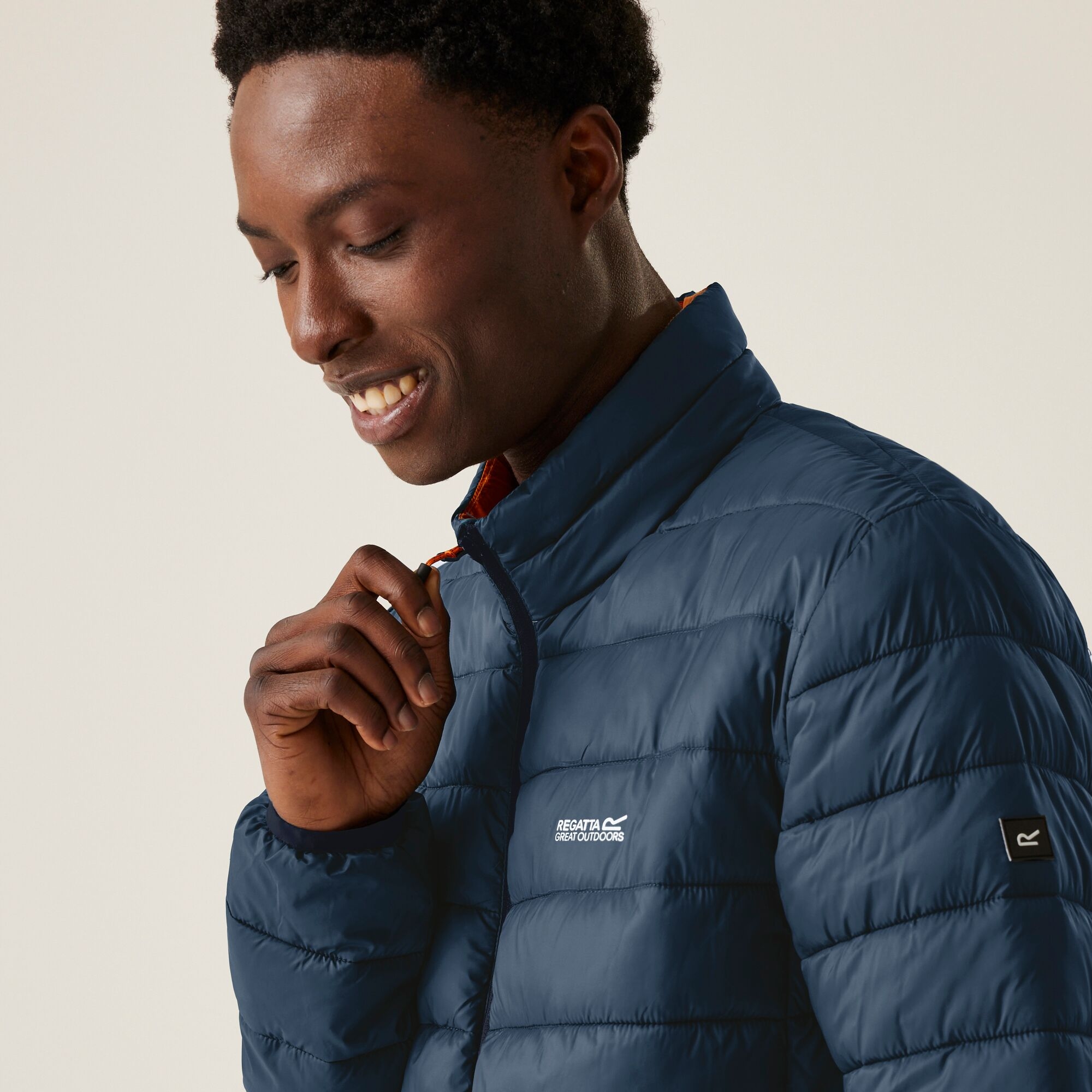 Men's Marizion Padded Jacket | Moonlight Denin Fox