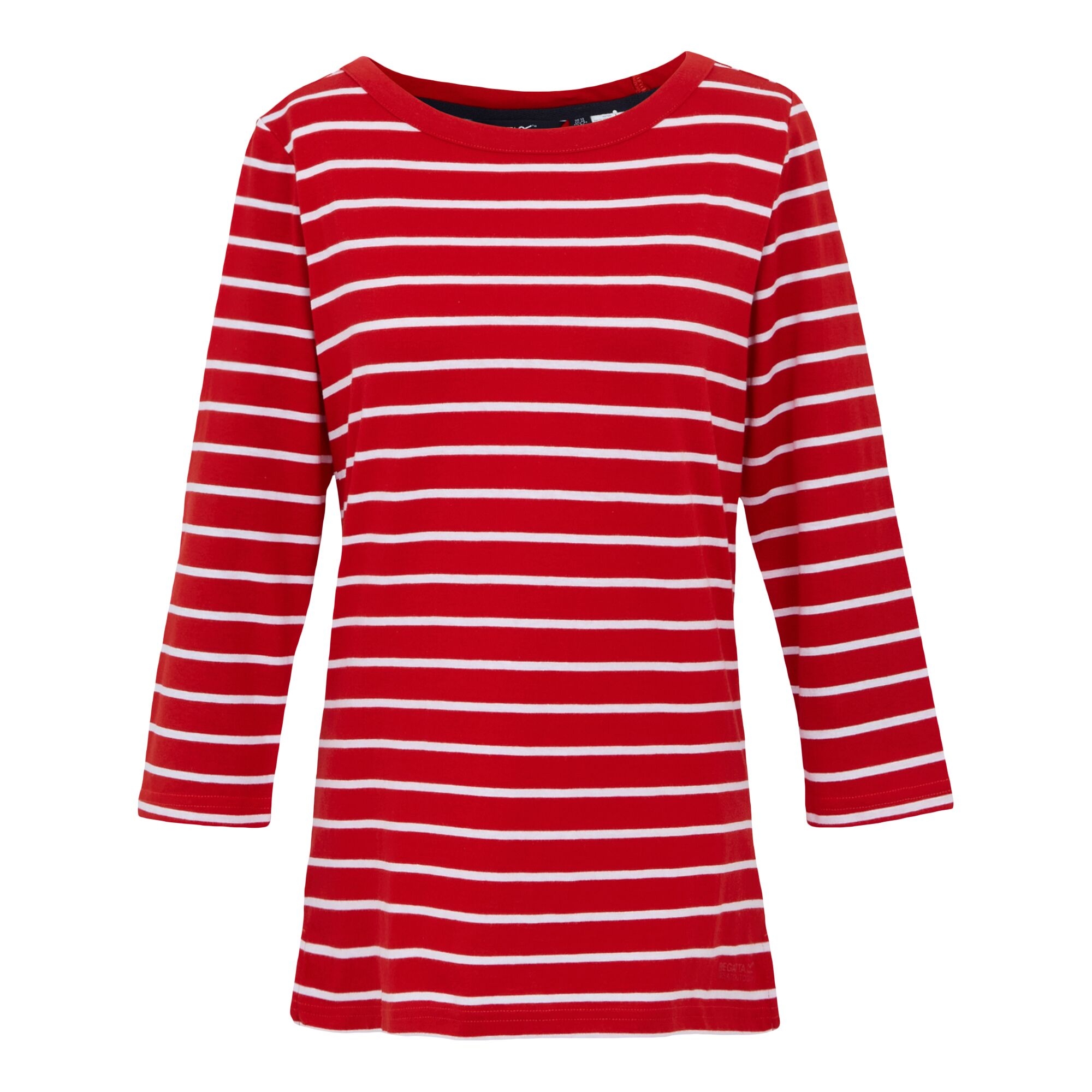 Women's Bayletta II 3/4 Sleeve Top  | High Risk Red White Stripe