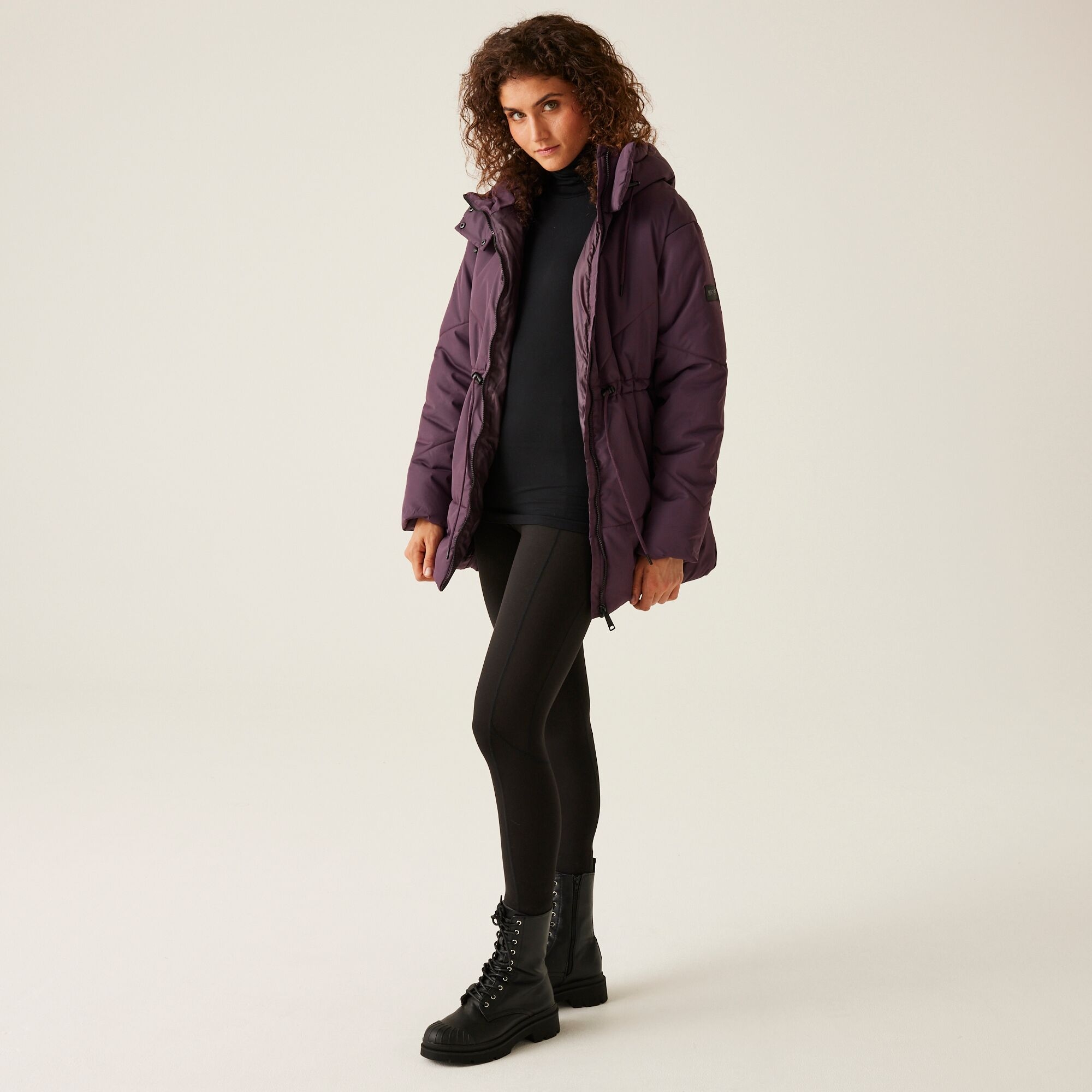 Women's Rurie Quilted Jacket | Deep Plum