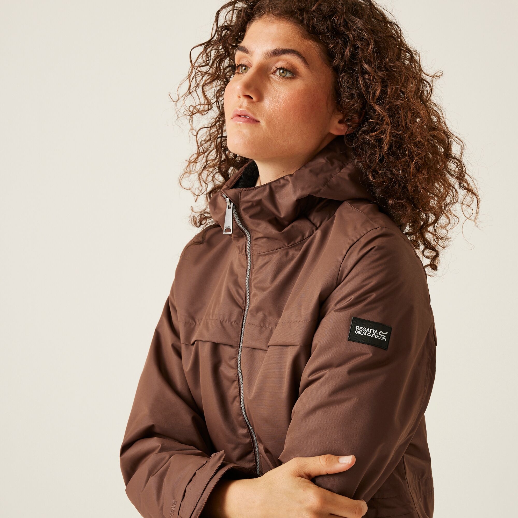 Women's Romine II Waterproof Parka Jacket | Dark Brown Black