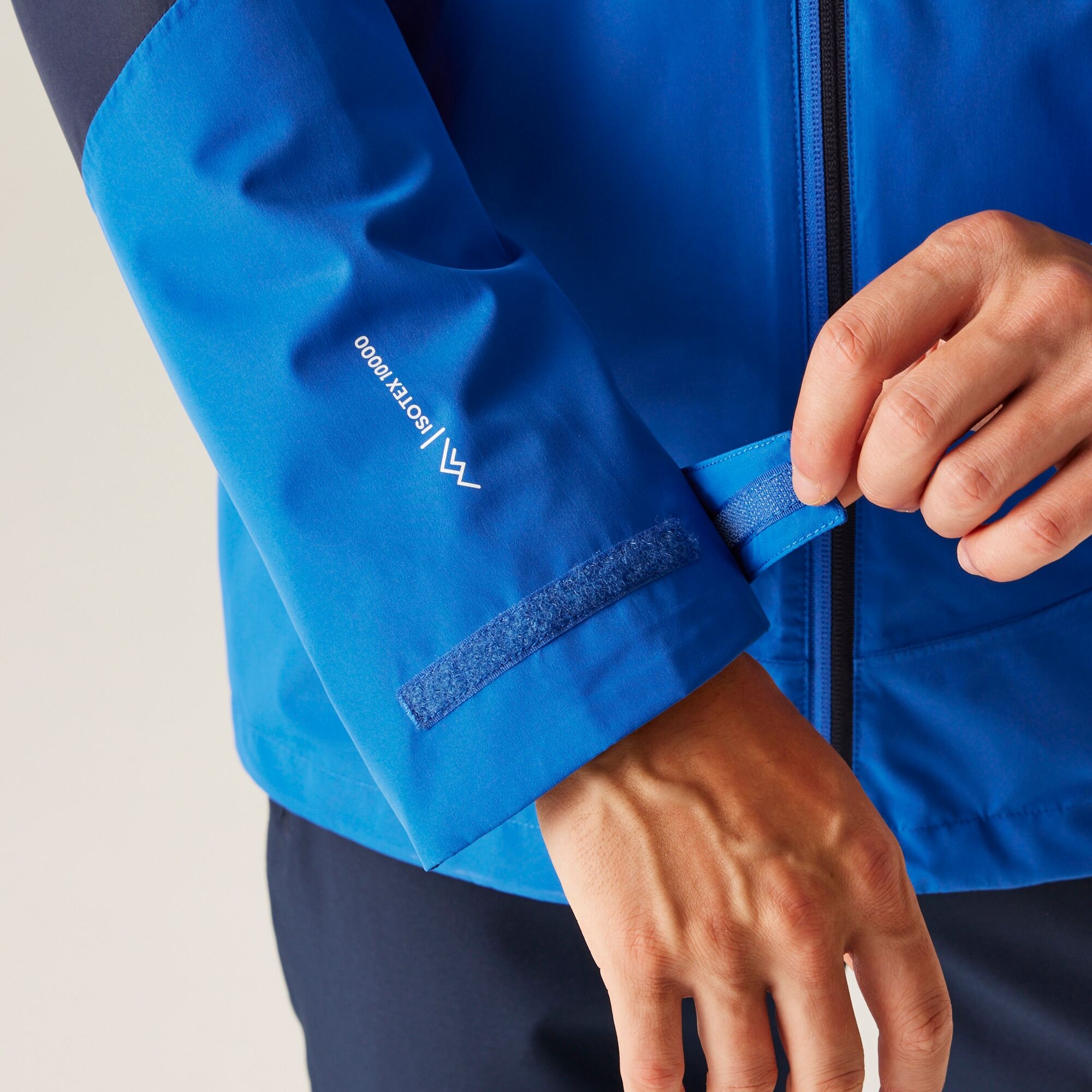 Men's Calderdale VI Waterproof Jacket | Olympian Blue Navy Tangerine Tango
