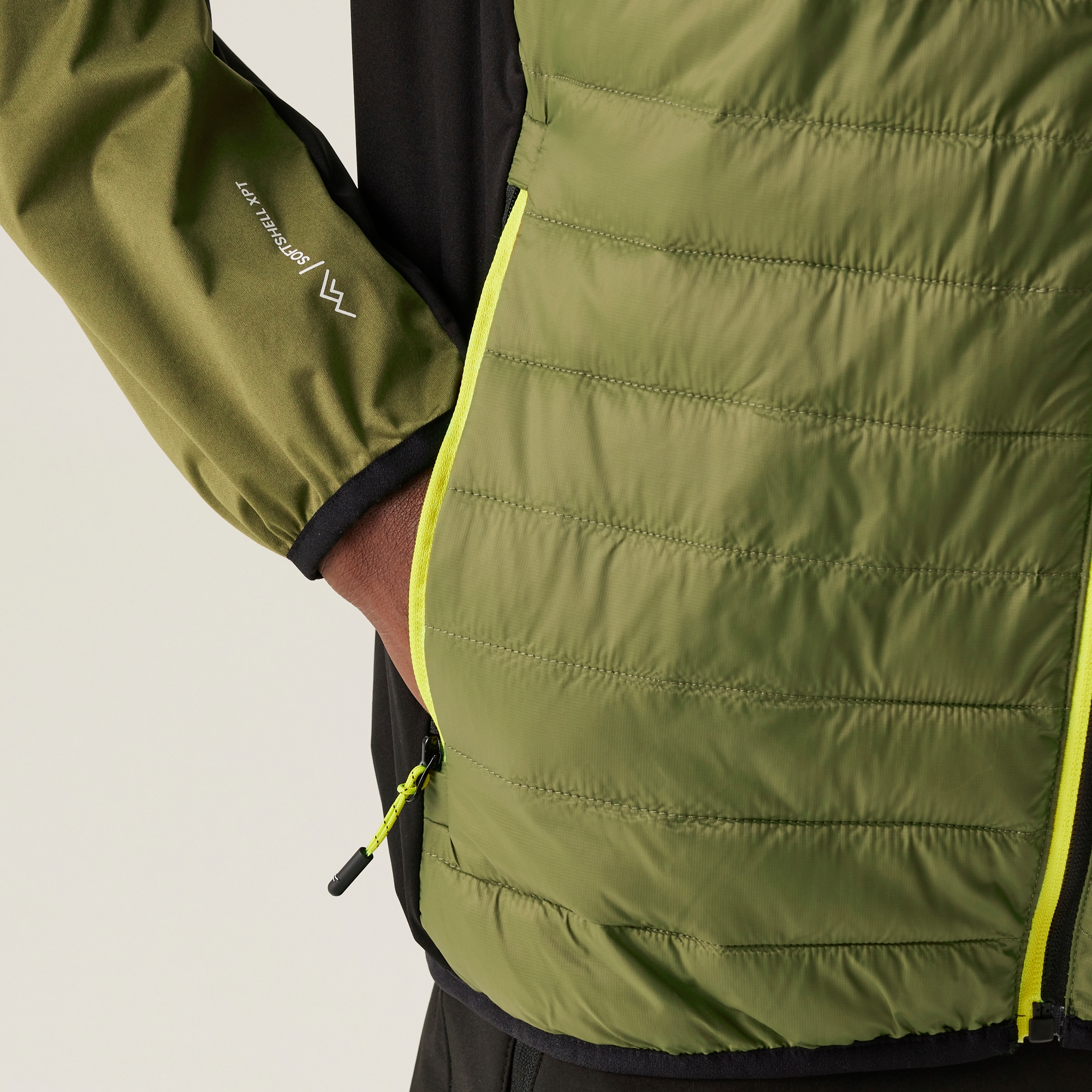 Men's Pro Hybrid Jacket | Nephrite Green Black