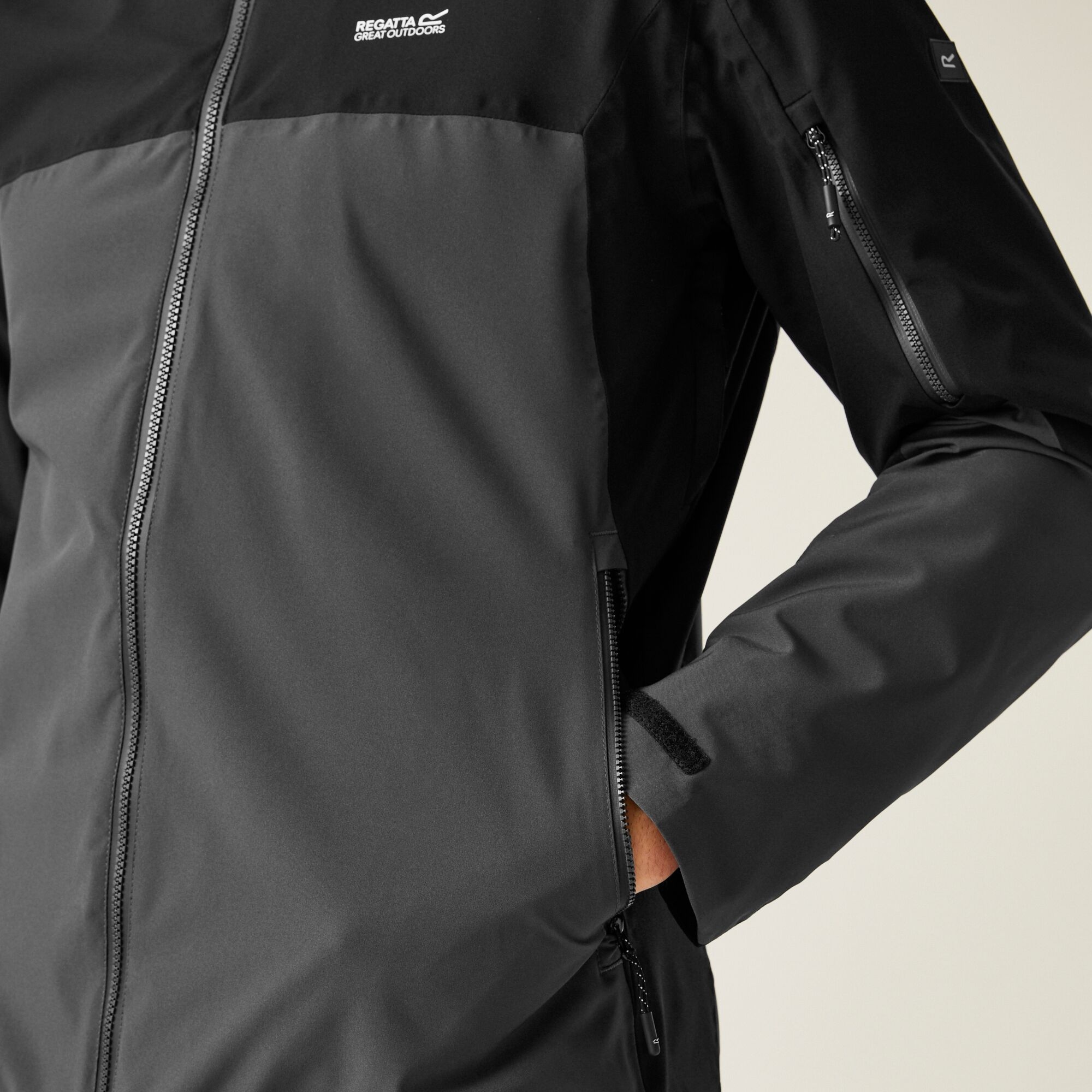 Men's Bosfield III Waterproof Jacket | Ash Black