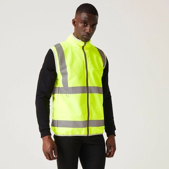 Men's Pro HI-VIS Full Zip Gilet | Orange