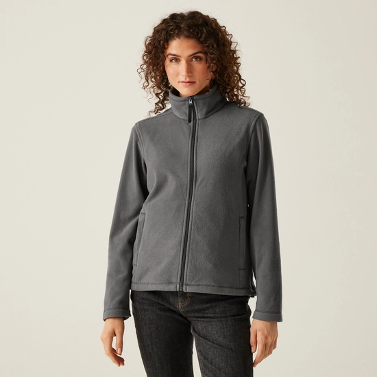 Women's Micro Lightweight Full Zip Fleece | Black
