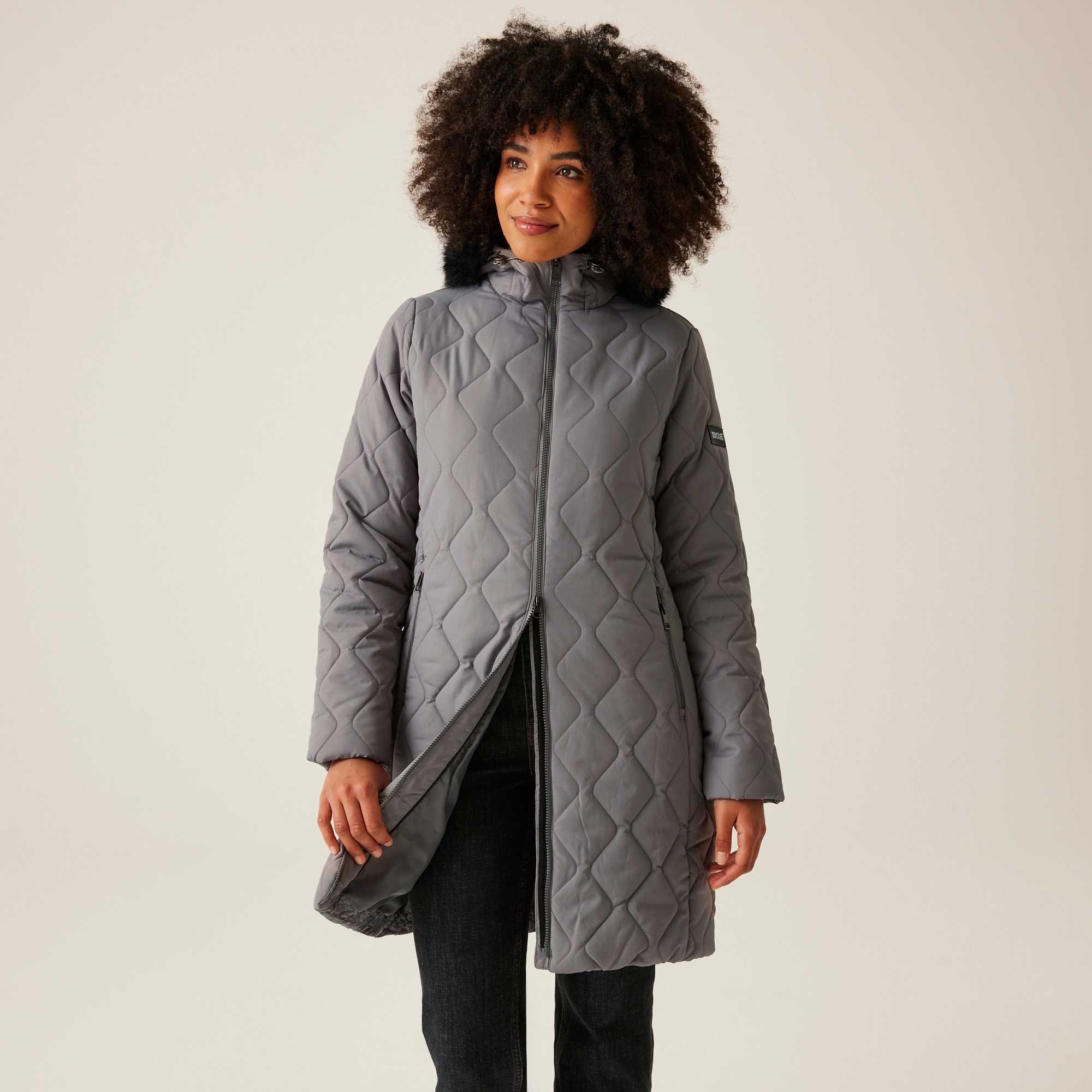 Women's Fritha III Insulated Parka Jacket | Grey Sky