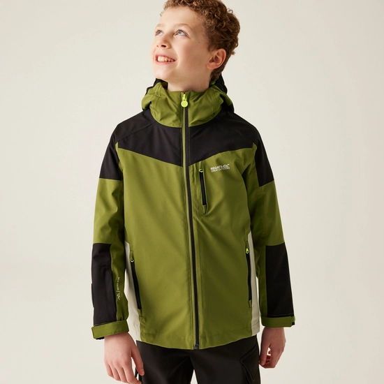 Boys Trekktain 3-in-1 Jacket | Nephrite Green Black