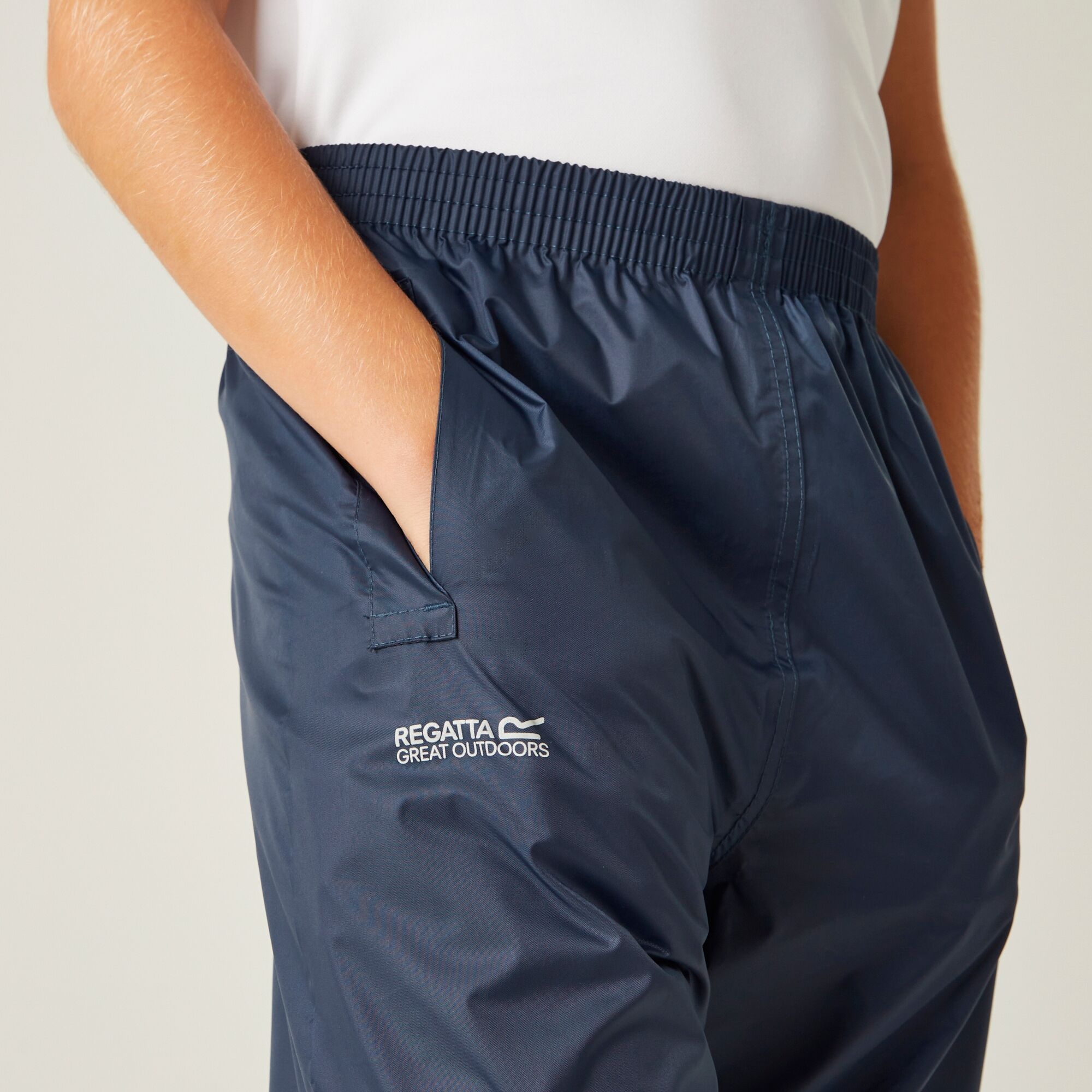 Kids' Pack It Waterproof Overtrousers | Midnight