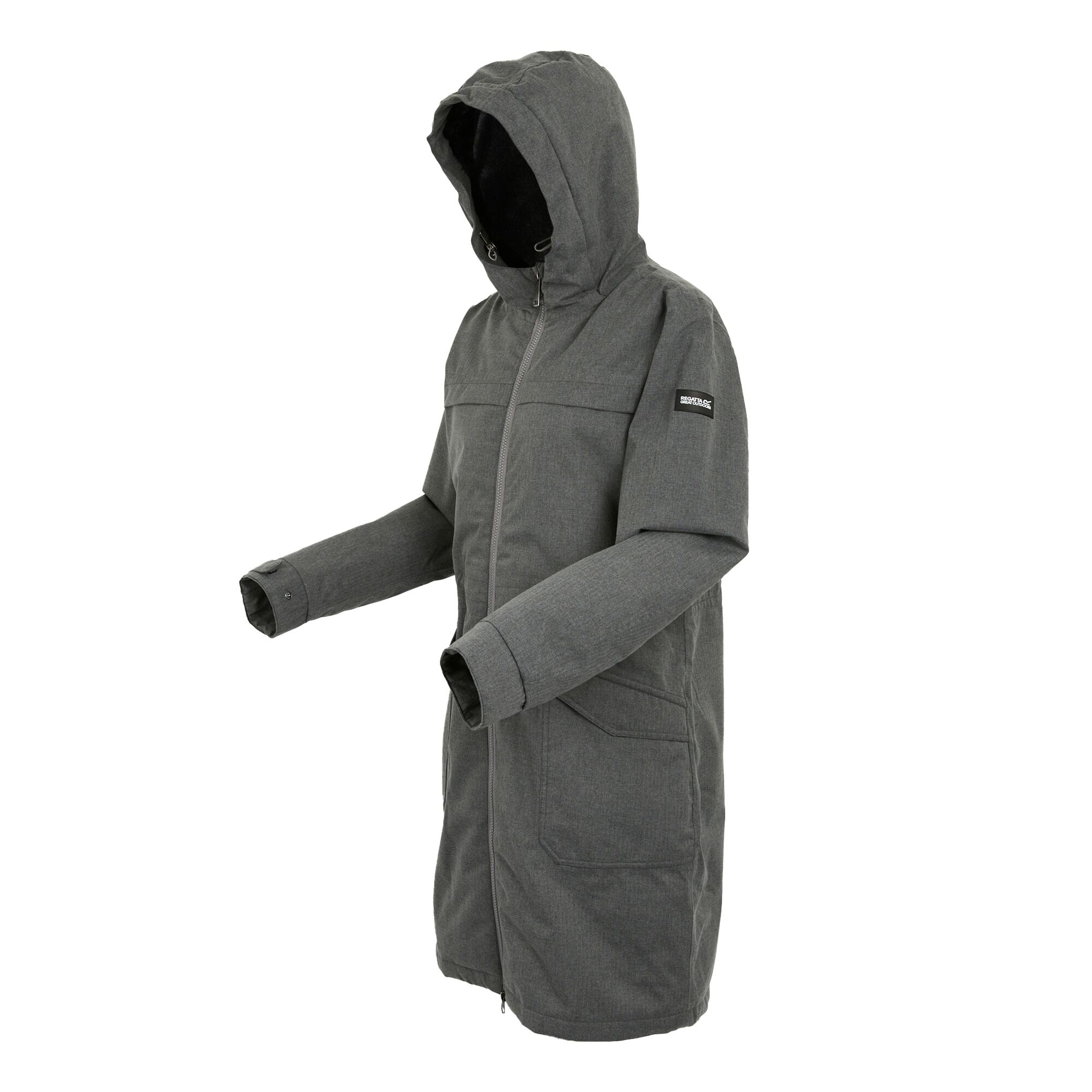 Women's Romine II Waterproof Parka Jacket | Grey Sky Marl Black