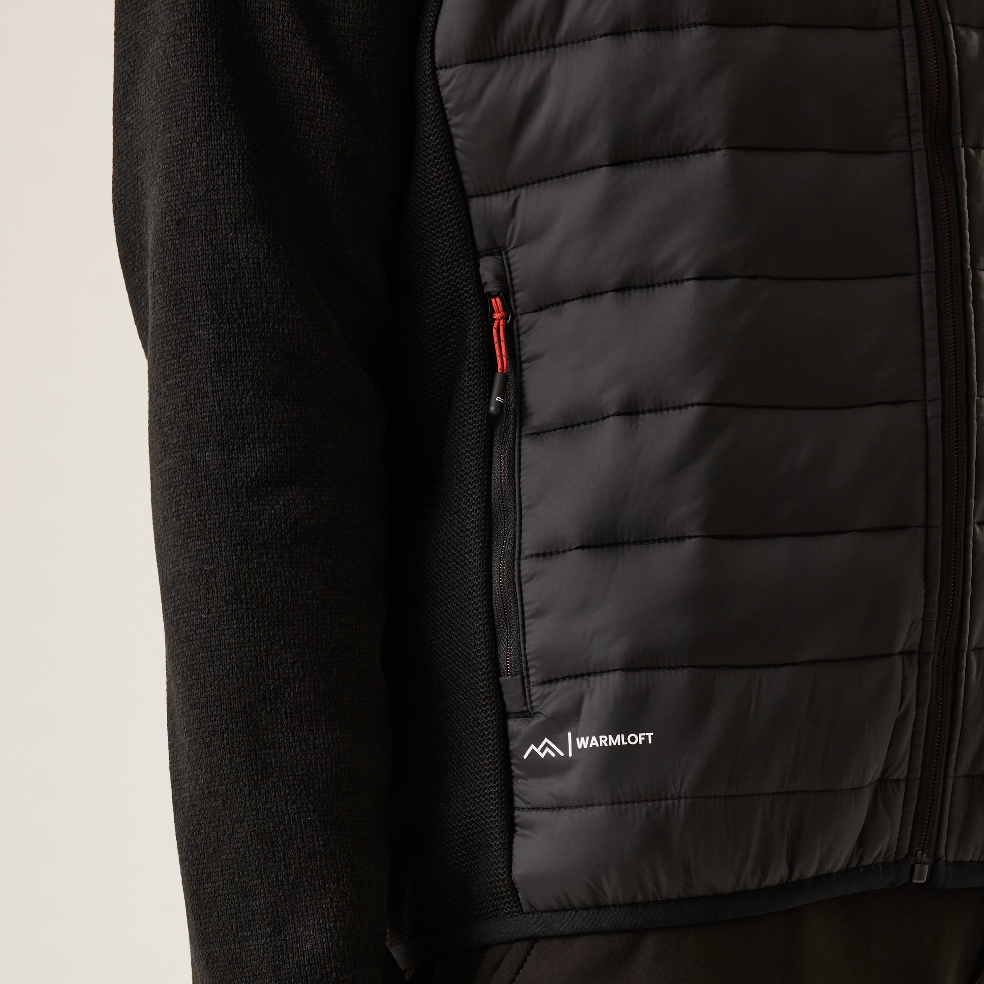 Men's Newhill Hybrid Jacket | Black Red Ochre