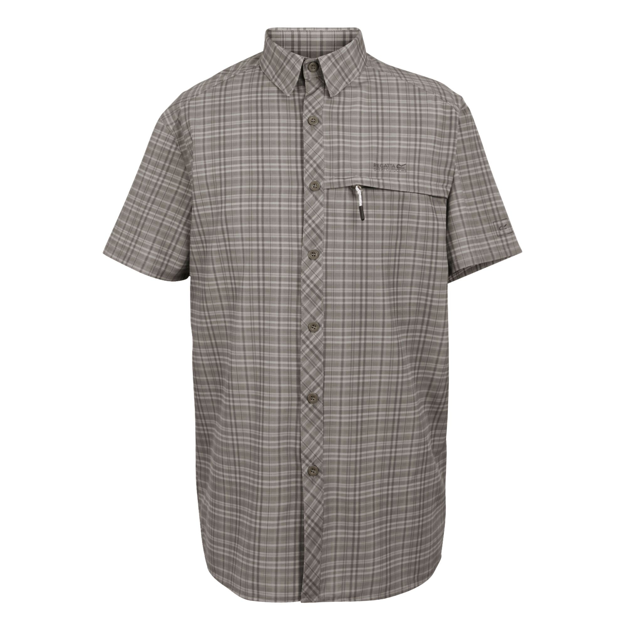 Men's Insect-Repellent Packaway Short Sleeve Shirt | Treetop Check