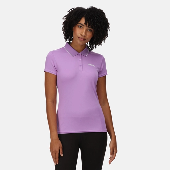 Women's Maverick V Active Polo Shirt | Purple Sage