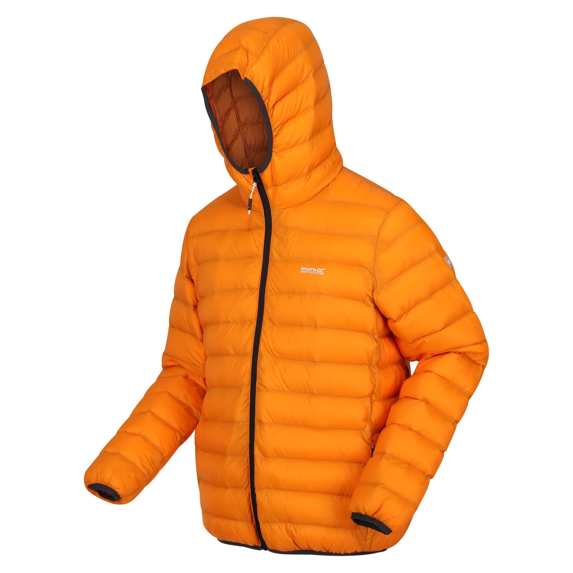 Men's Hooded Marizion Padded Jacket | Orange Pepper