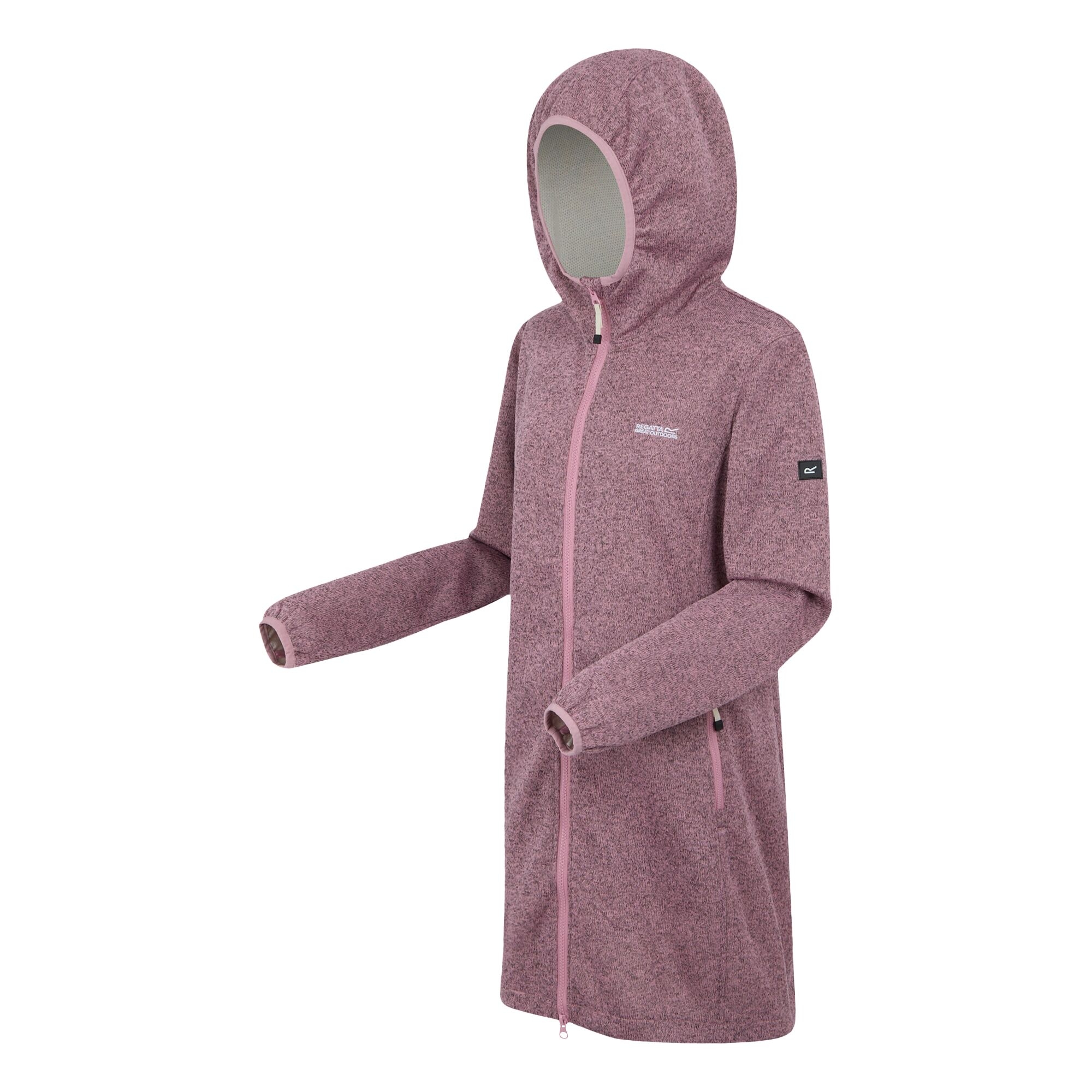 Women's Bloomfield Longline Fleece | Lilas Light Vanilla