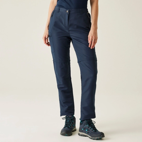 Women's Chaska III Zip Off Walking Trousers | Seal Grey