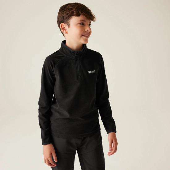 Kids' Loco Half Zip Fleece | Light Steel
