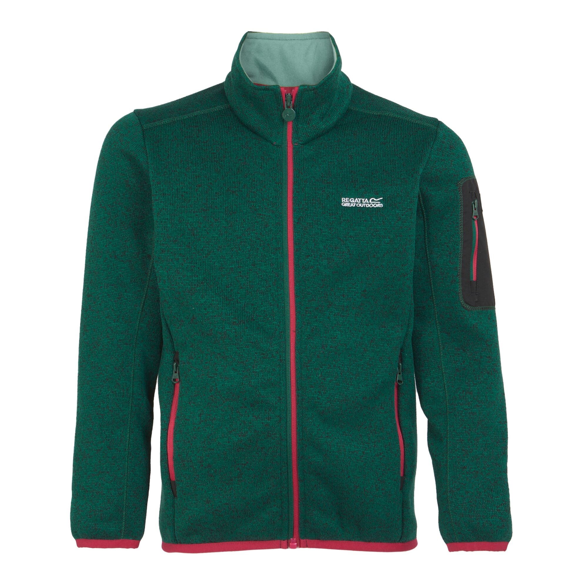 Kids' Newhill Full Zip Fleece | Rain Forest Dusty Green