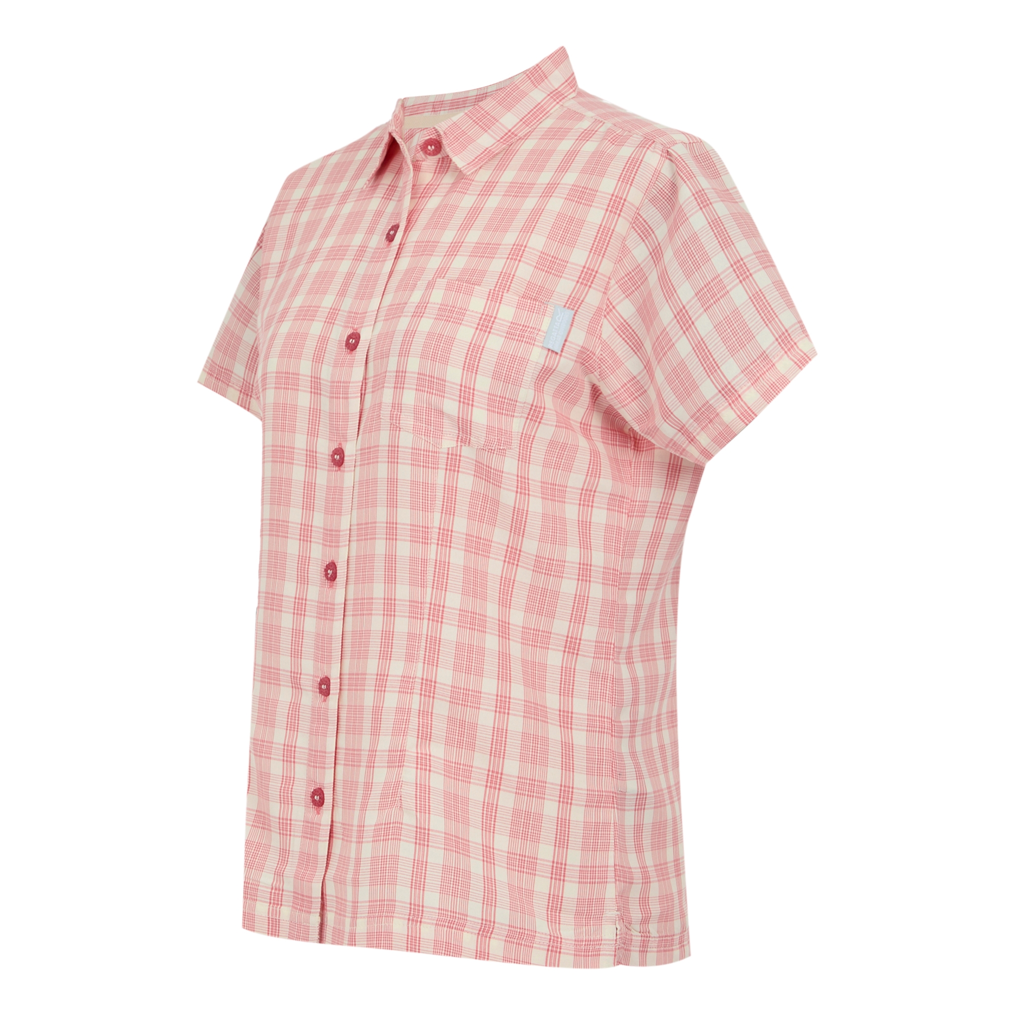 Women's Mindano VIII Short Sleeve Shirt | Peach Bloom Check