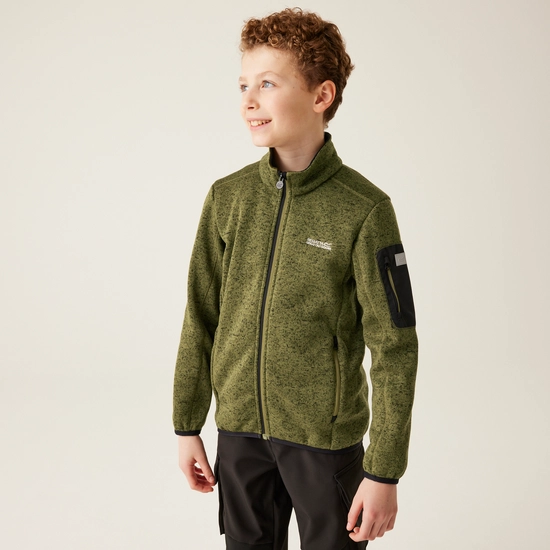 Kids' Newhill Full Zip Fleece | Icy Morn Turquoise