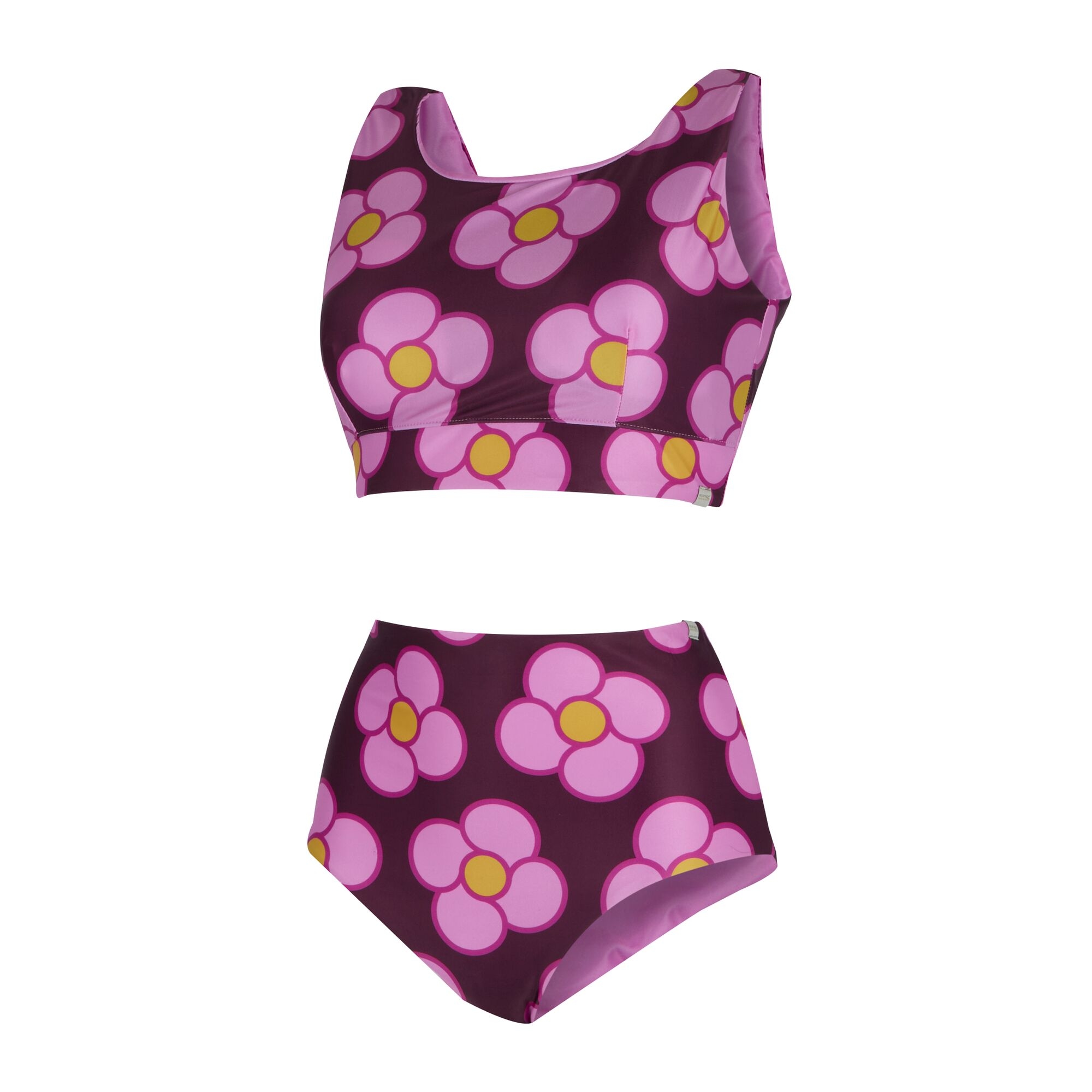 Orla Kiely Reversible Bikini Set | Spinning Flower Morello