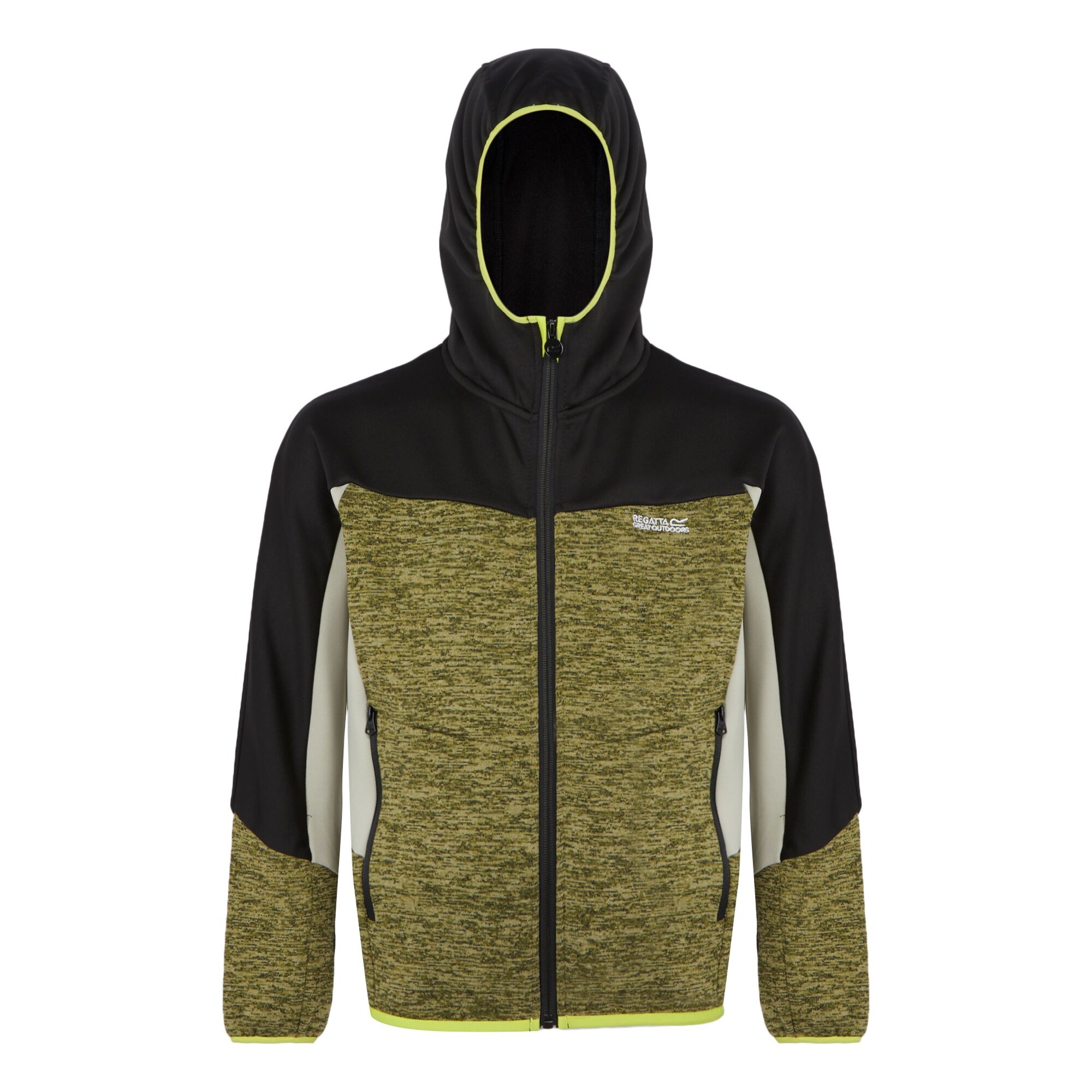 Kids' Dissolver IXI Full Zip Fleece | Nephrite Green Black