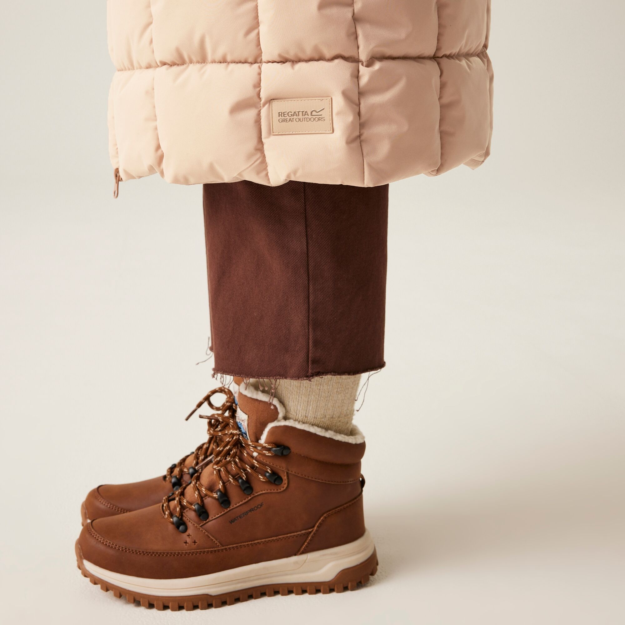 Women's Leandra Longline Gilet | Warm Taupe